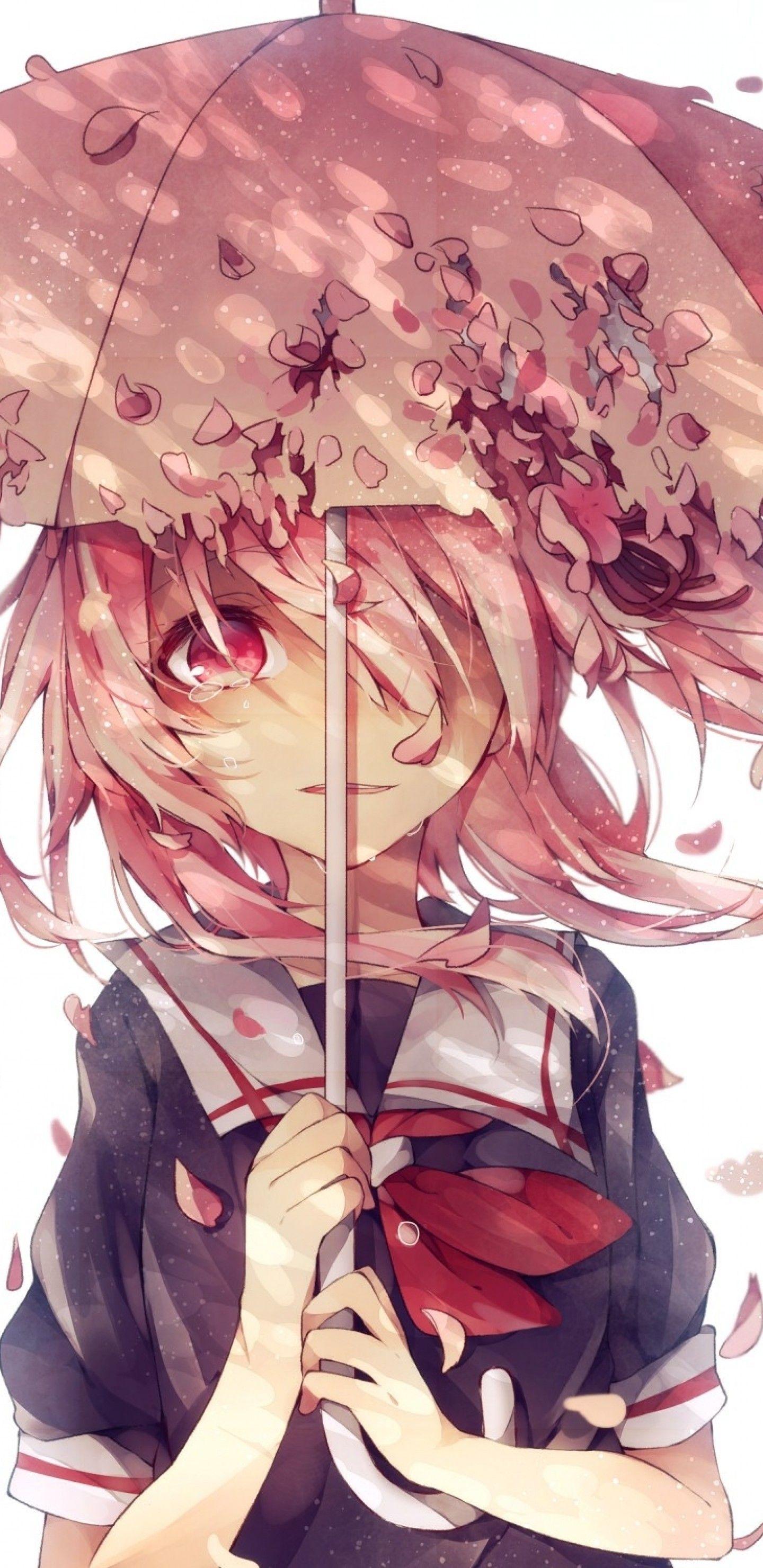 1440x2960 Download 1440x2960 Mirai Nikki, Yuno Gasai, Tears Wallpaper for Samsung Galaxy S Note S S8+, Google Pixel 3 XL