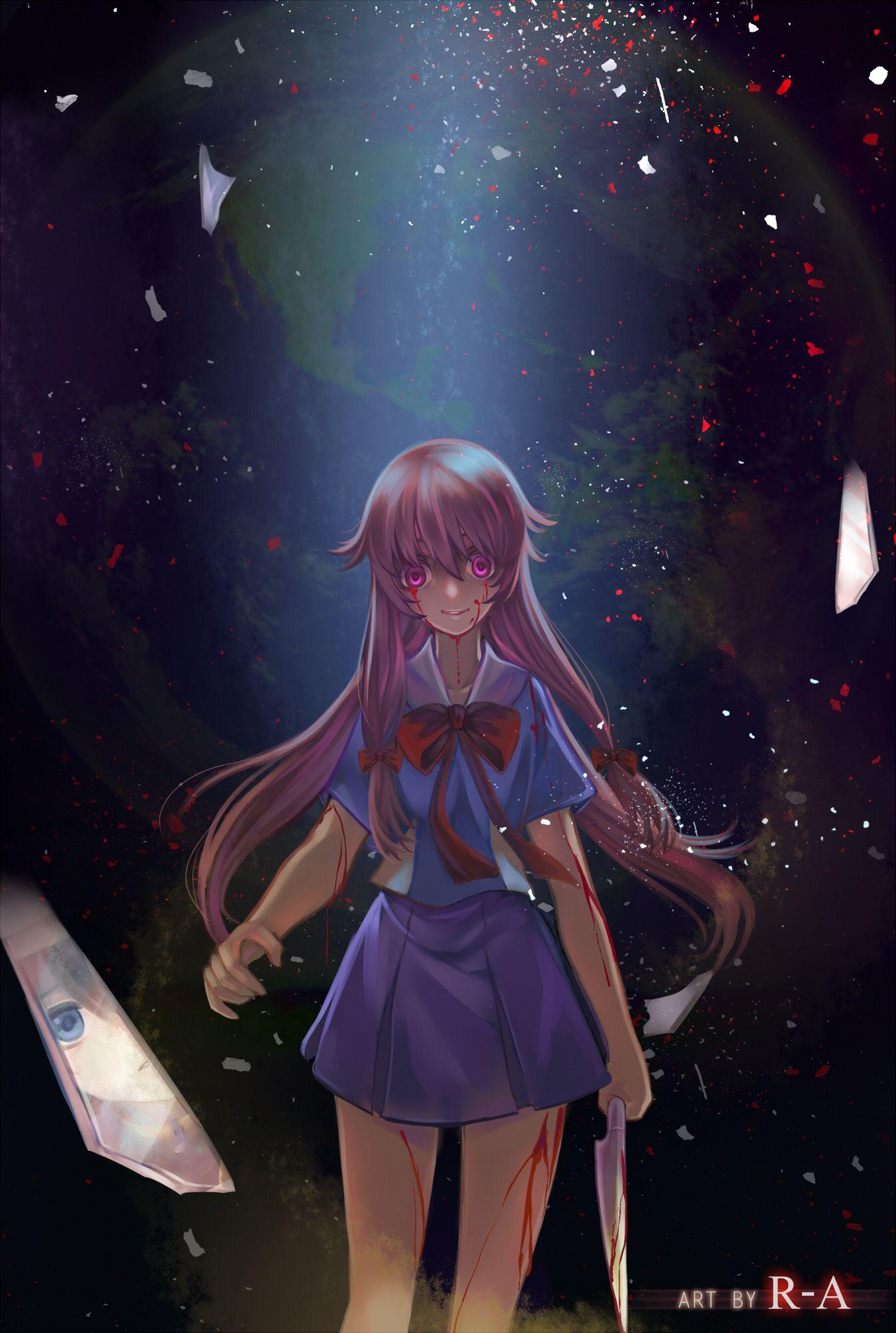 1345x2000 Yuno Gasai Wallpaper