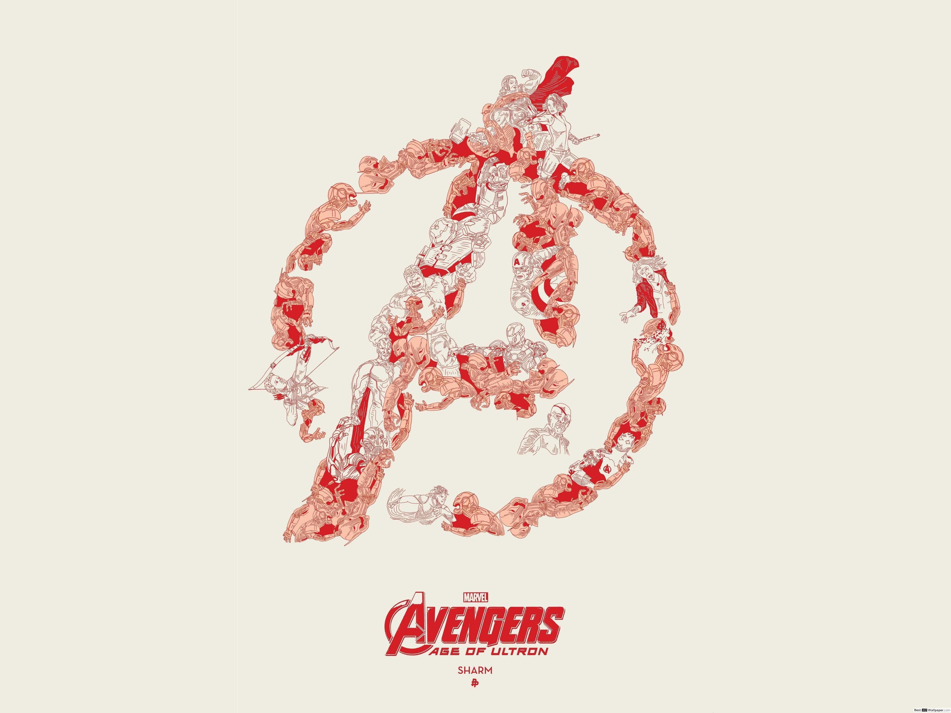 3200x2400 Avengers: Age of ultron (Logo) HD wallpaper download