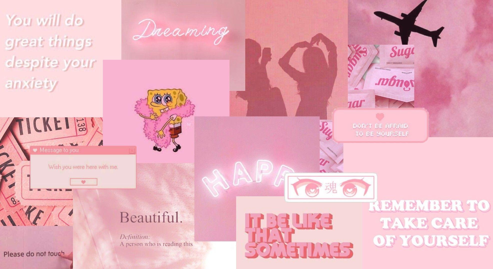 Aesthetic Pink Laptop Wallpapers Top Free Aesthetic Pink Laptop 