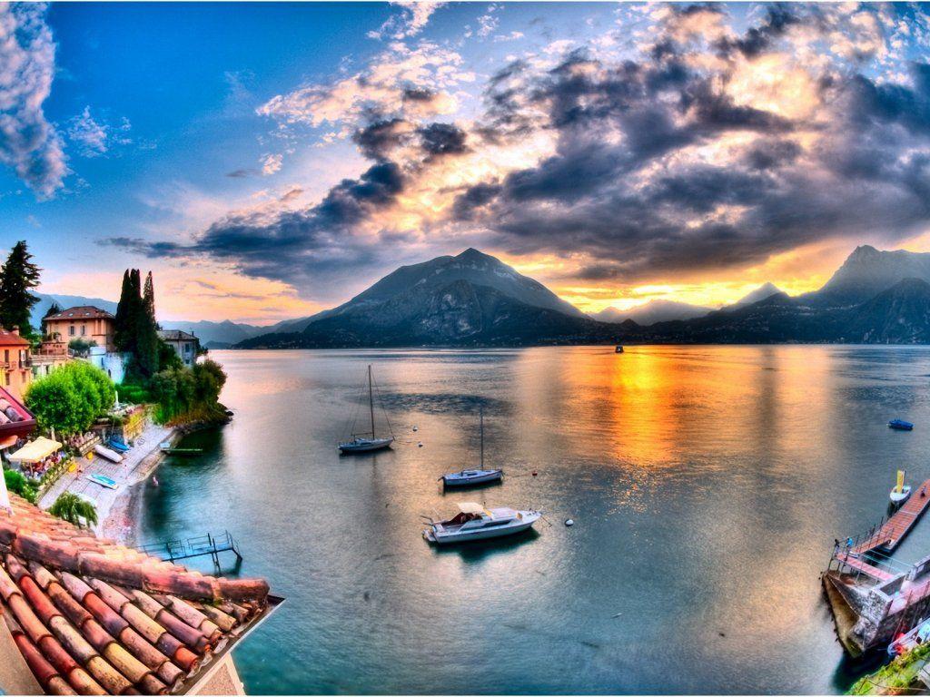 1024x768 Lake Como Wallpaper