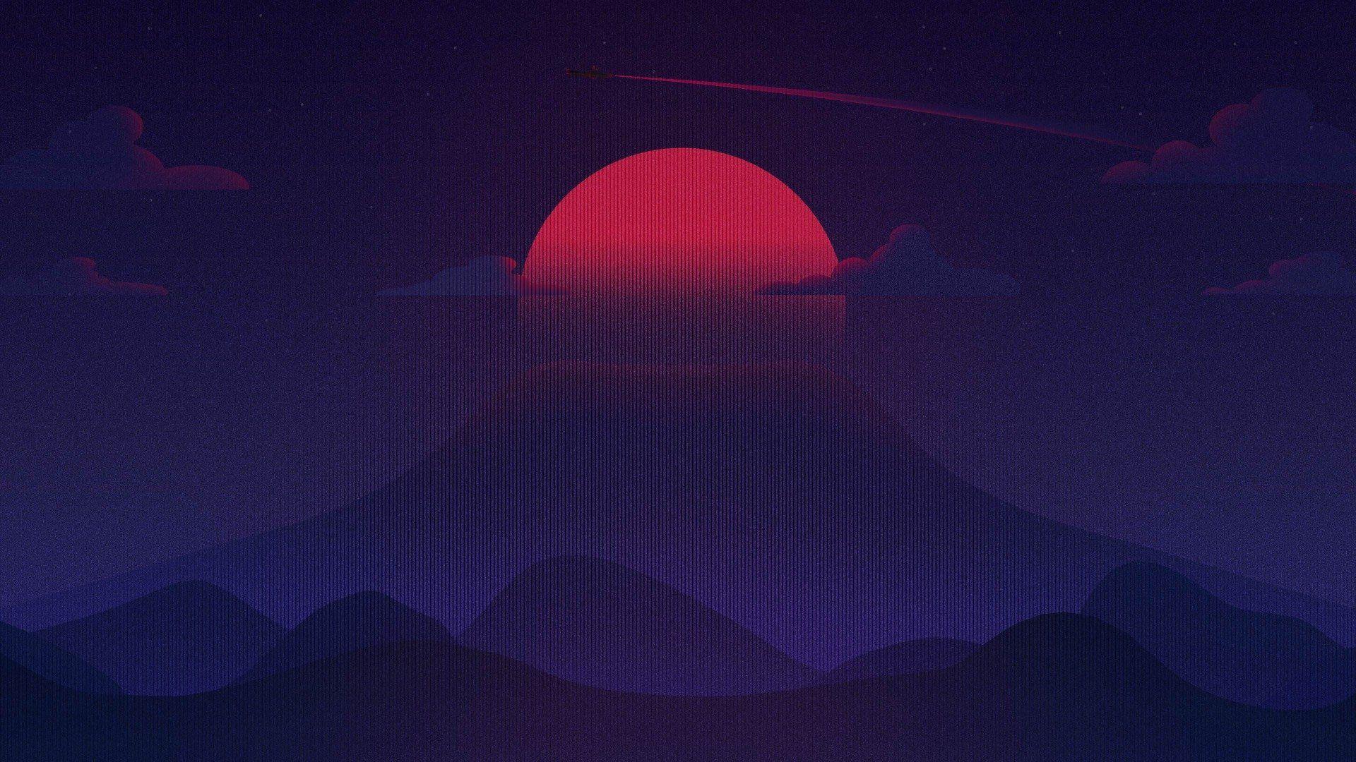 1920x1080 Aesthetic Moon Wallpaper: Image