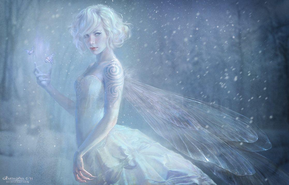 1117x715 White Fairy của `MartaNael.  Màu trắng nhạt