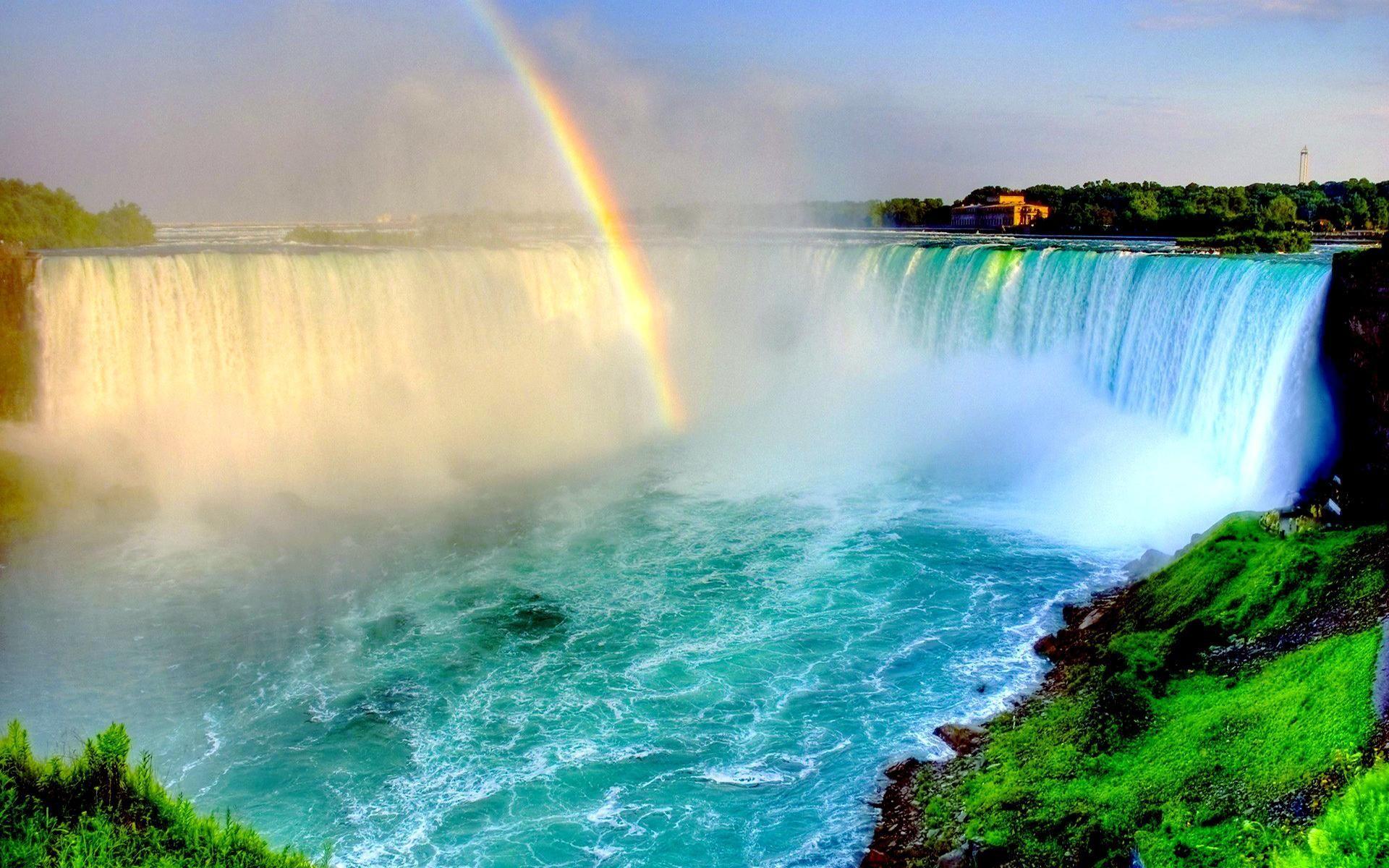 Rainbow Waterfall Wallpapers Top Free Rainbow Waterfall Backgrounds 