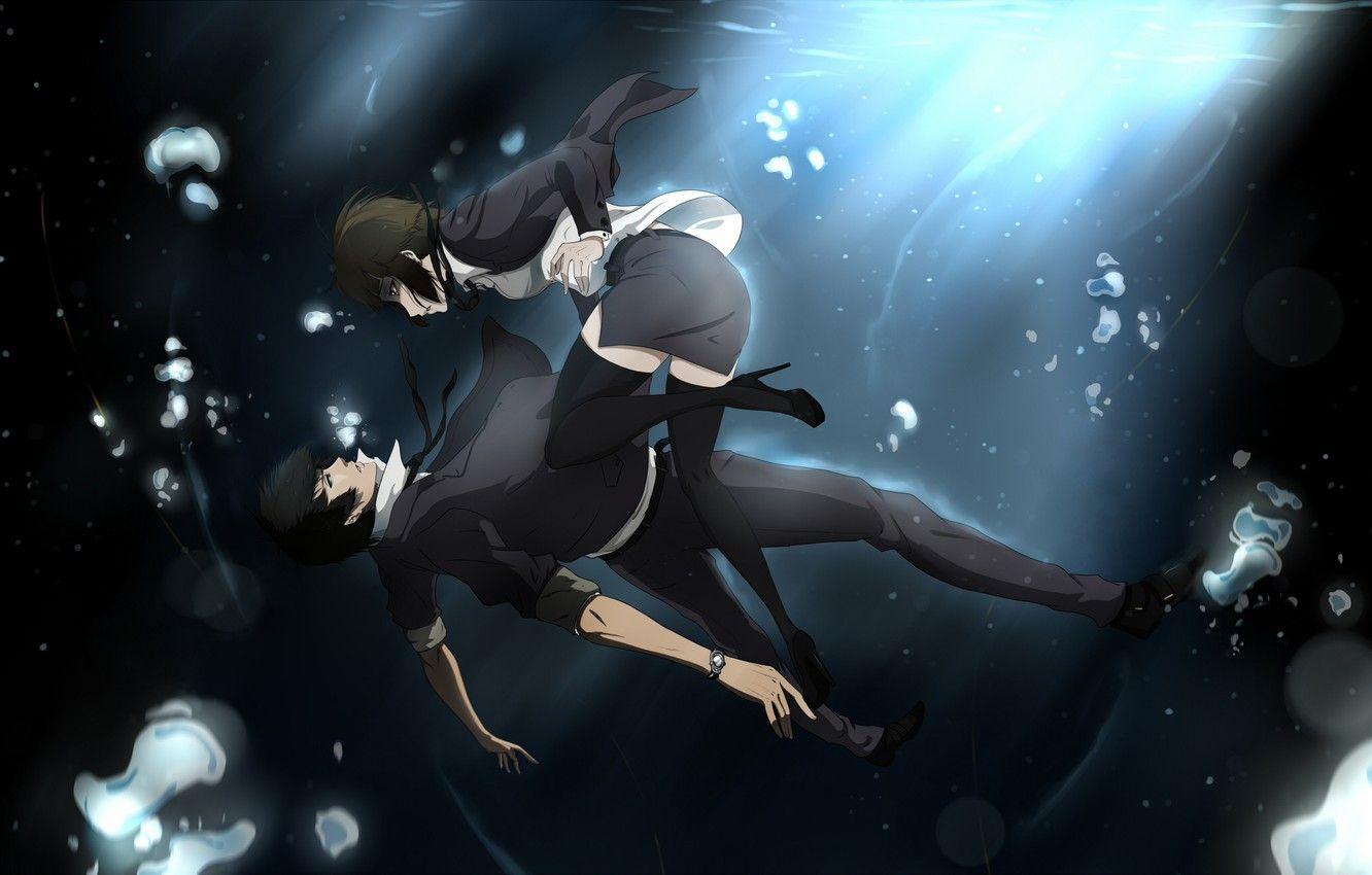 1332x850 Wallpaper Anime, Psycho Pass, Shinya Kougami, Tsunemori Akane. Image For Desktop, Section сёнэн