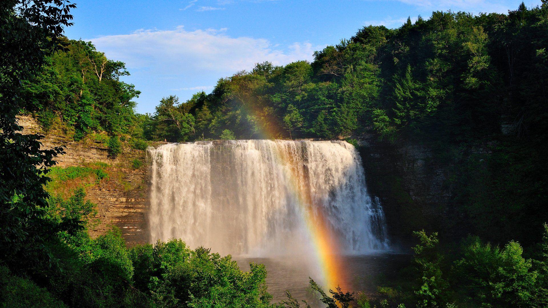 Rainbow Waterfall Wallpapers - Top Free Rainbow Waterfall Backgrounds