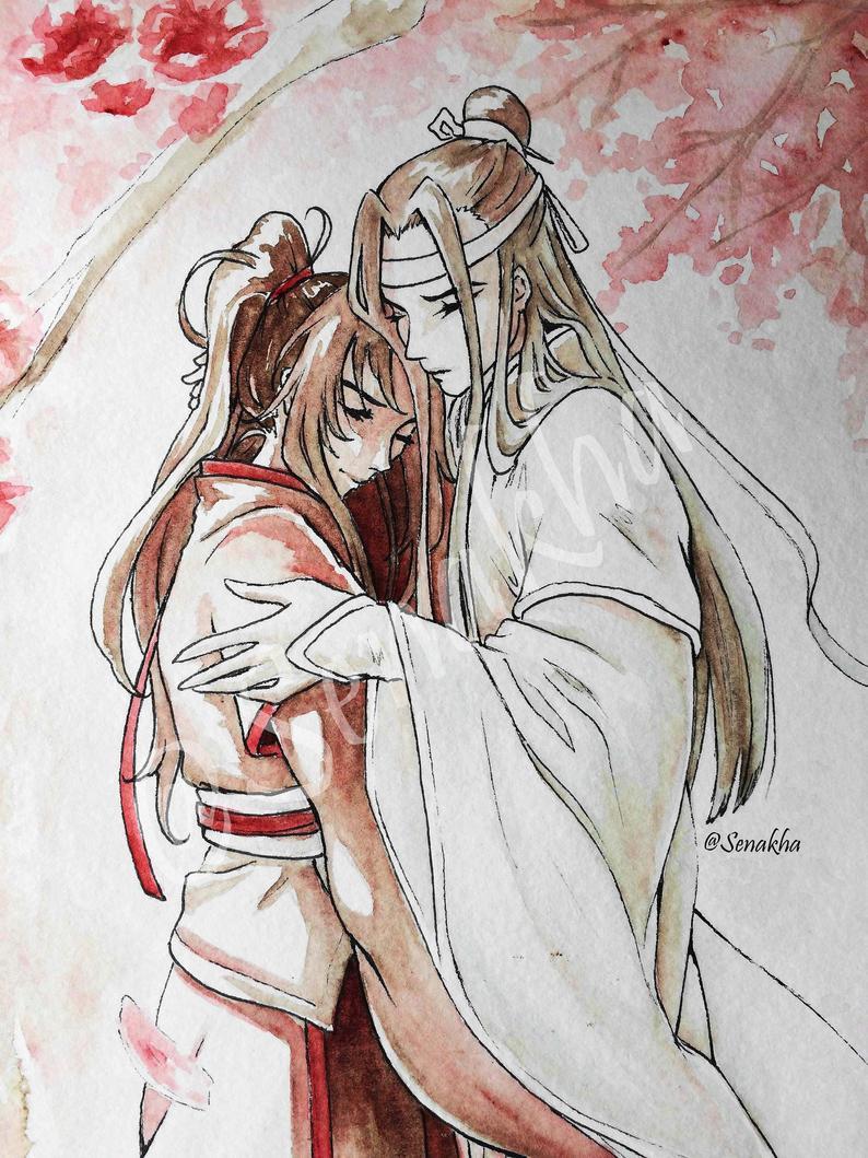 794x1059 Wei Wuxian x Lan Wangji