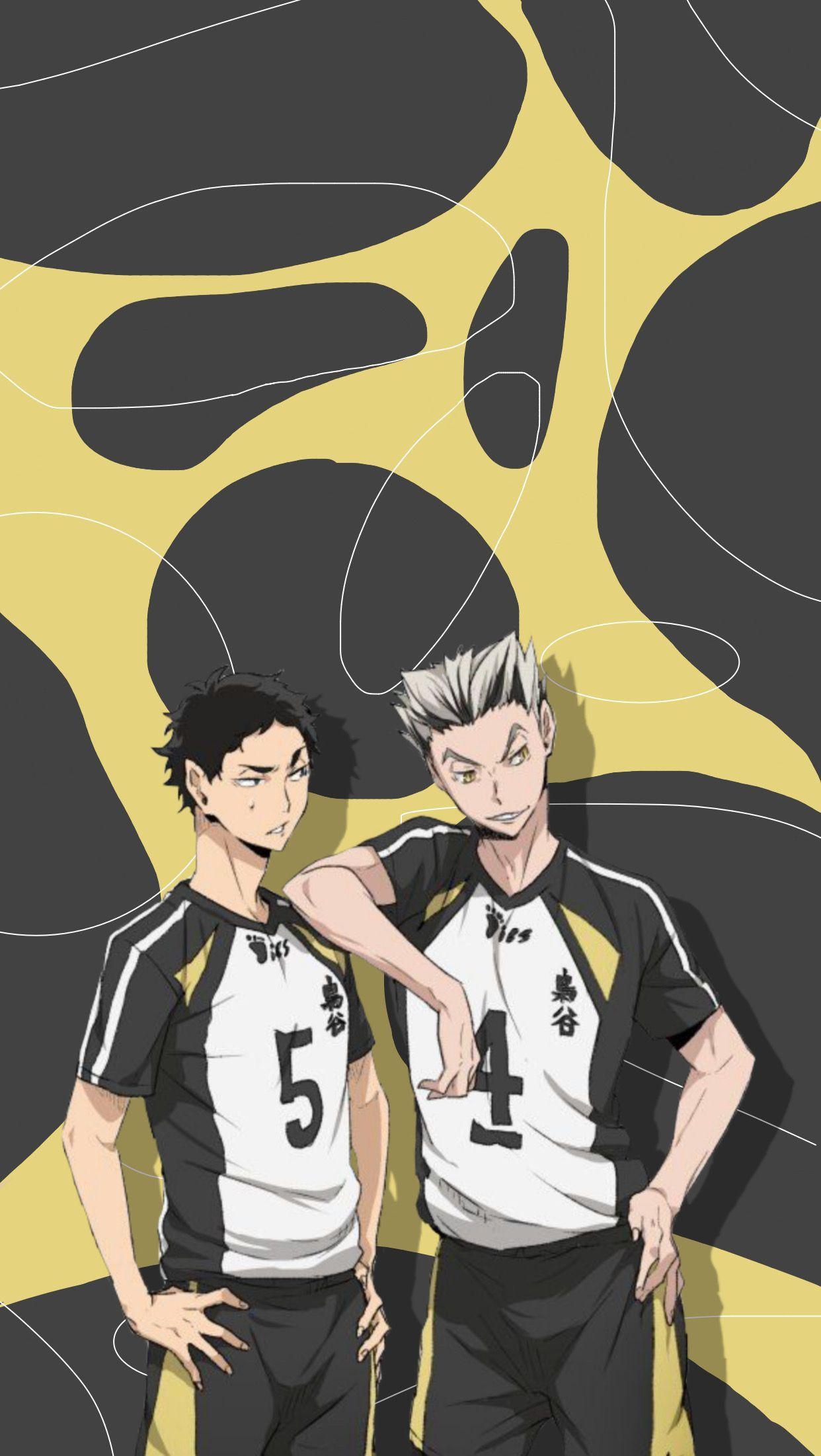 1242x2202 Haikyuu!! bokuto and akaashi wallpaper aesthetic. Haikyuu wallpaper, Cute anime wallpaper, Haikyuu anime