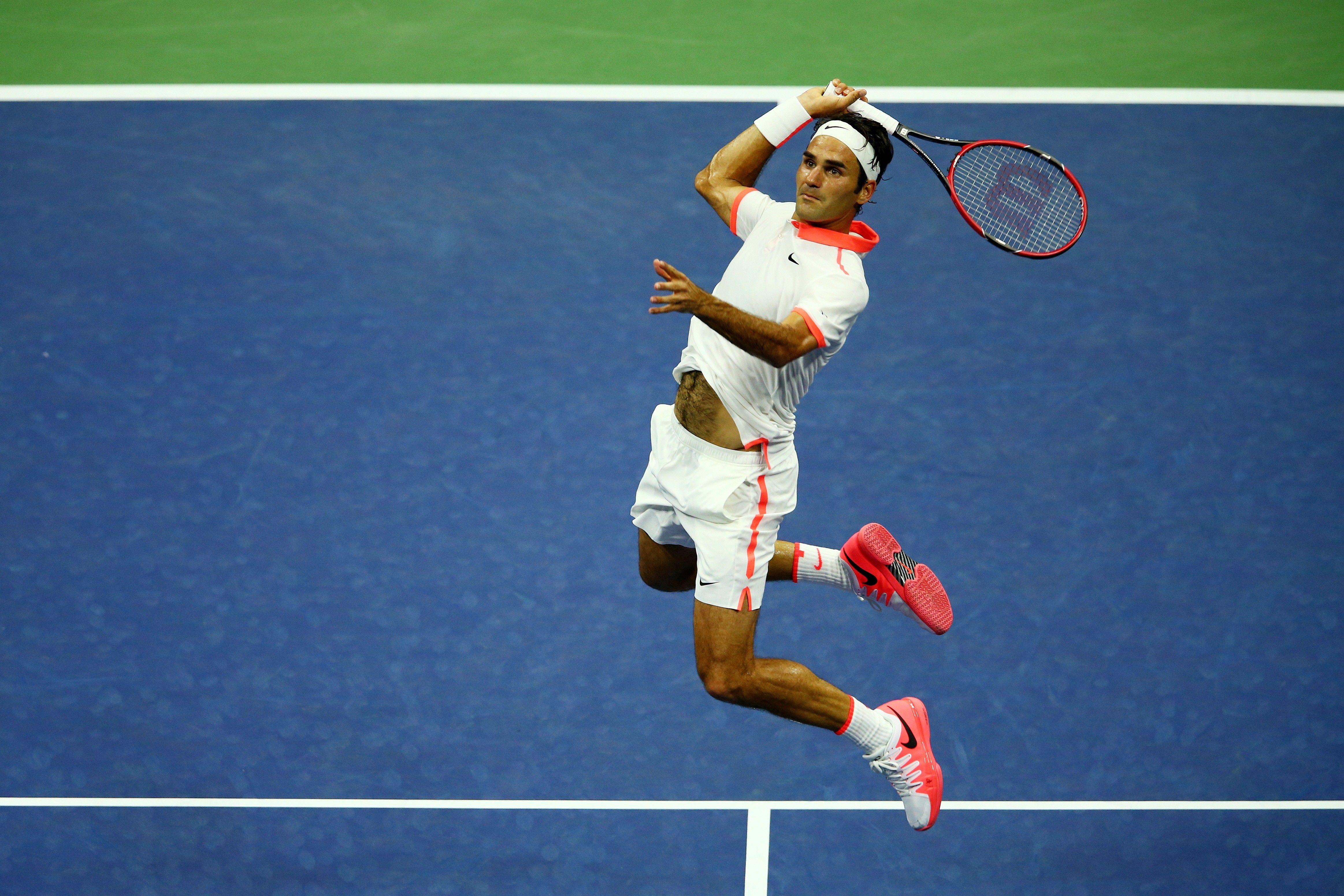 4652x3102 Roger Federer During Tennis Match Photo