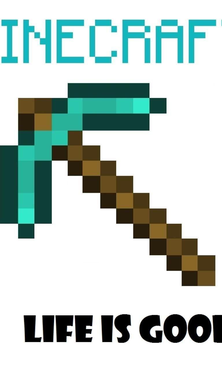 768x1280 Custom Minecraft Wallpaper (Life Is Good) Minecraft Blog Desktop Background