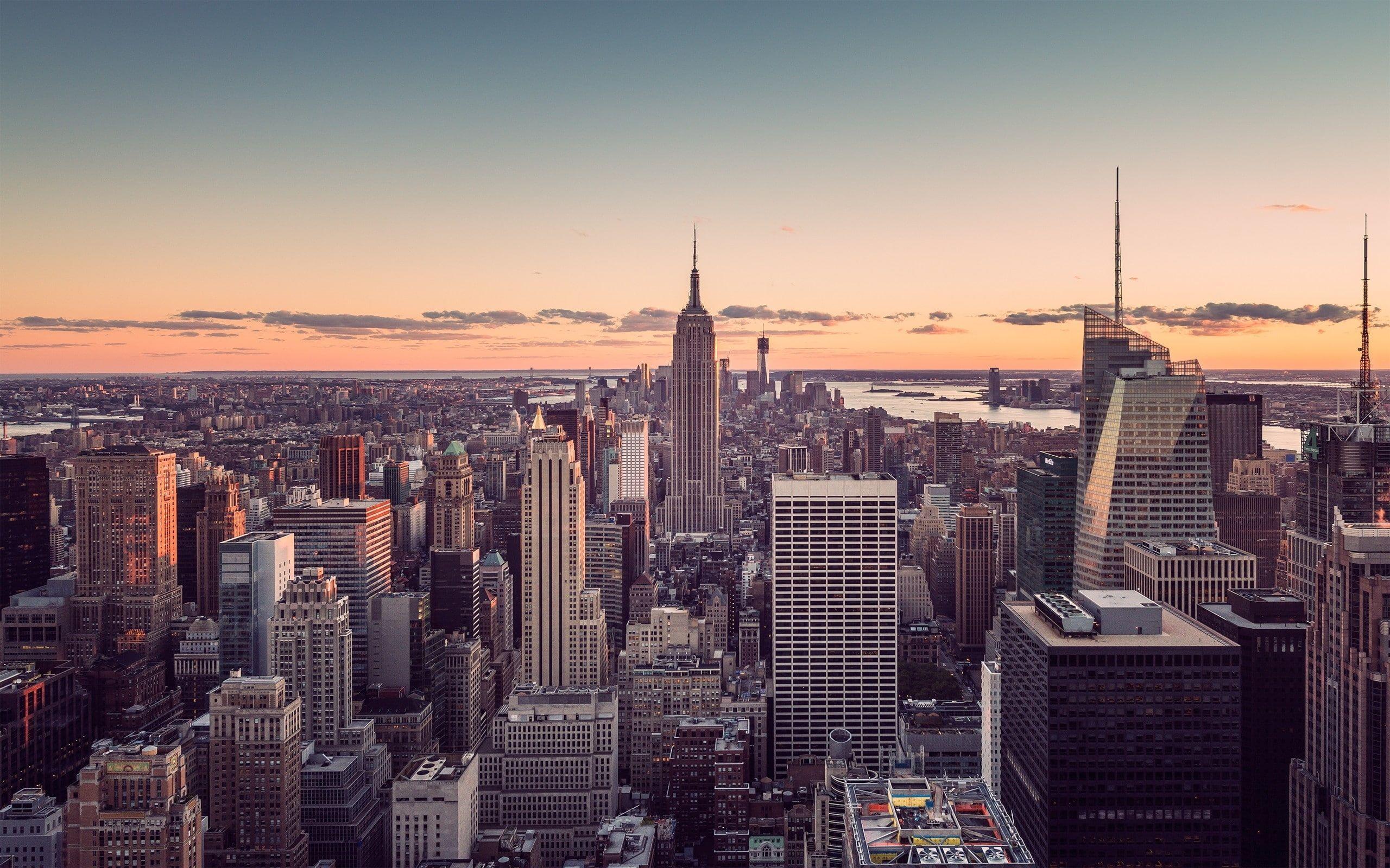 2560x1600 american #city new York united State #usa #american #city new York united State #usa K #wallpaper #hdwallpaper. New york wallpaper, Sunset city, Desktop image