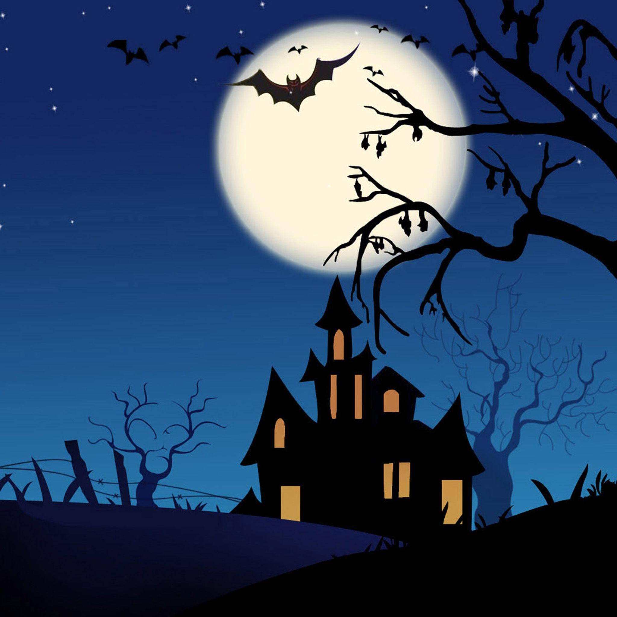 2048x2048 Halloween Wallpaper for iPad