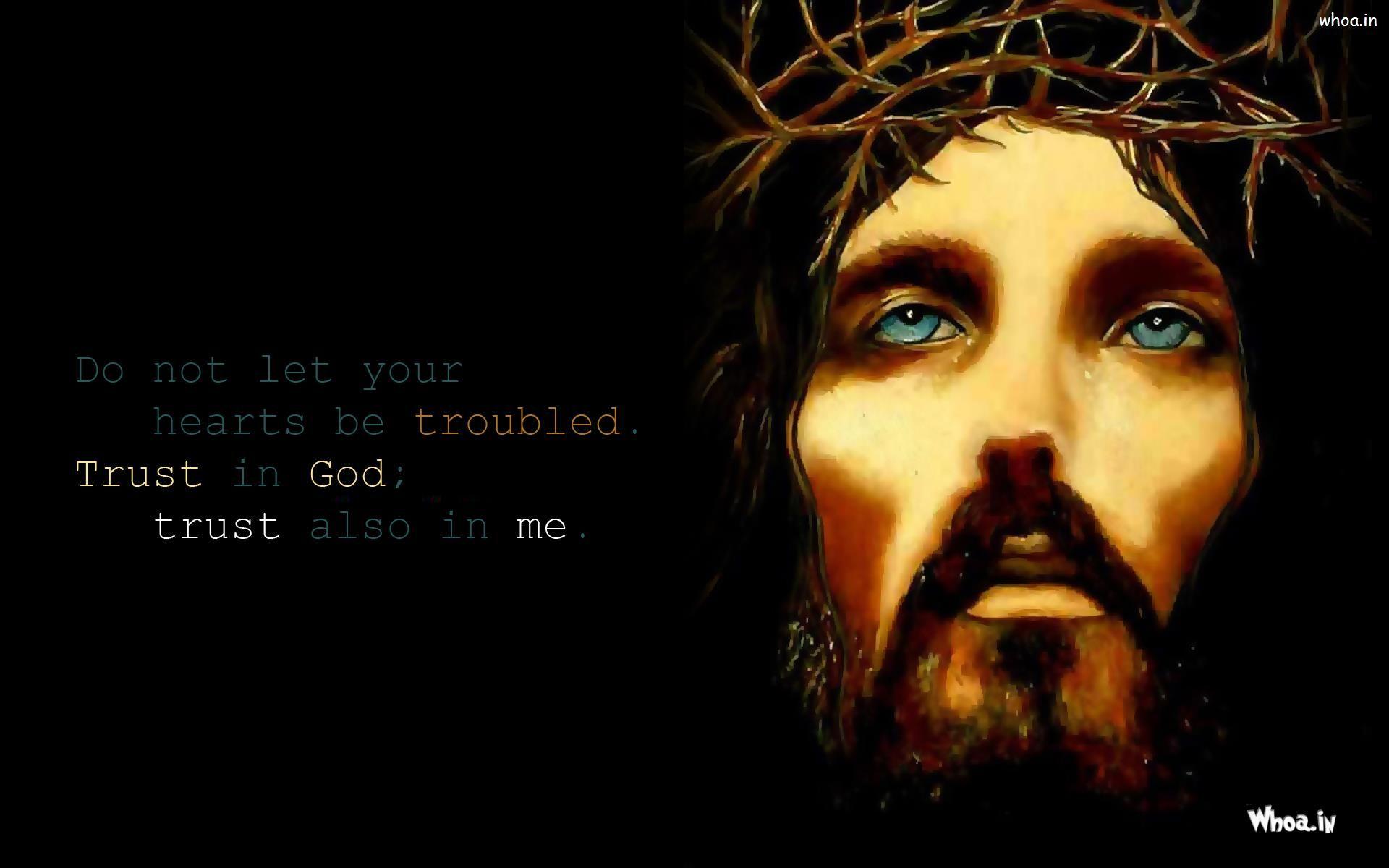 1920x1200 Jesus Face Wallpaper