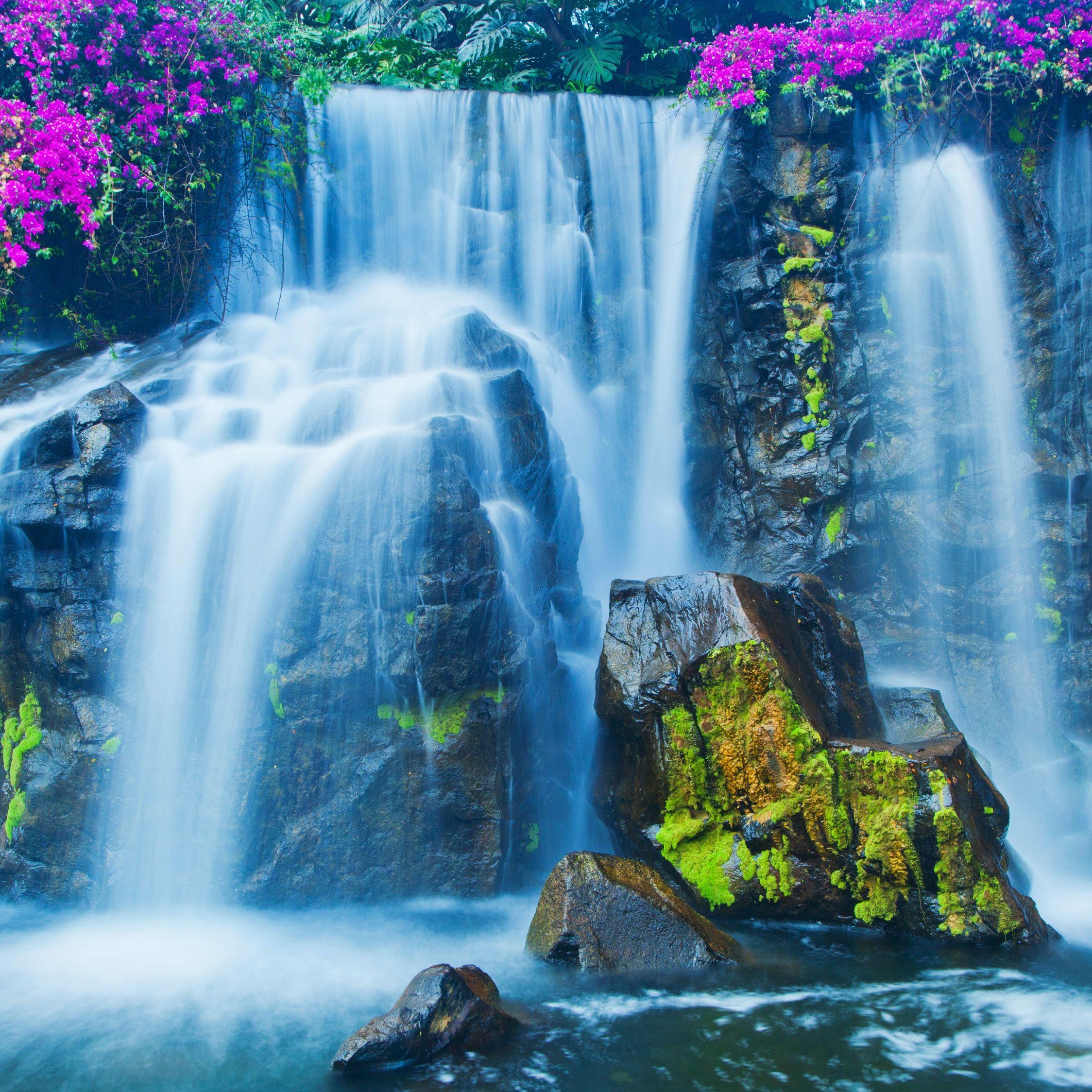 Spring Waterfall Wallpapers - Top Free Spring Waterfall Backgrounds ...