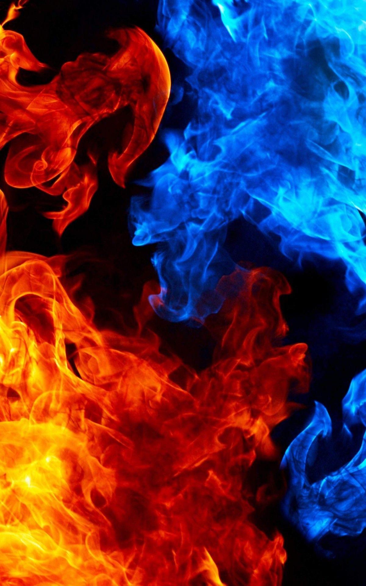 Blue Fire Wallpaper The Best Hd Wallpaper