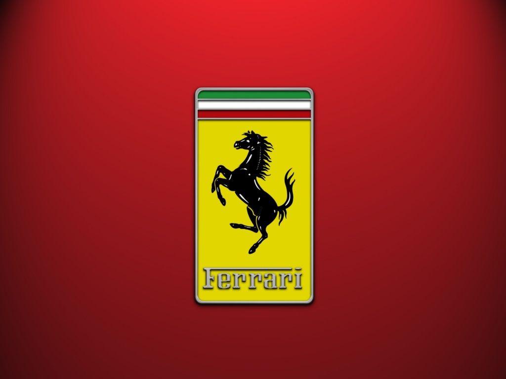 1024x768 Wallpaper Logo: Wallpaper Red Ferrari Logo