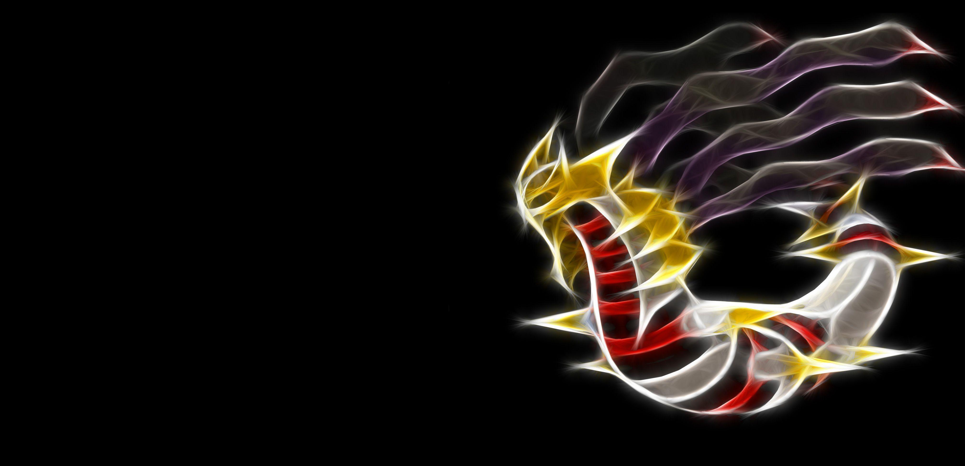 4034x1950 Legendary Giratina Wallpaper