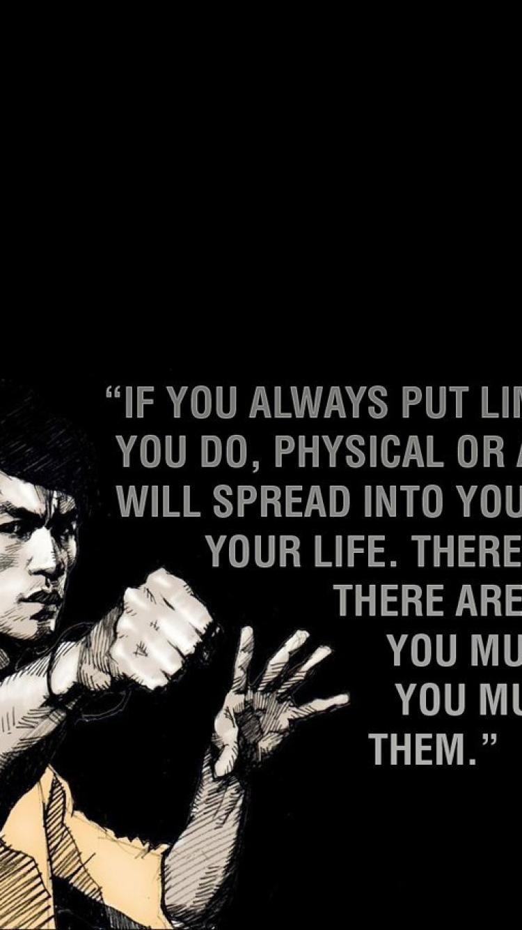 750x1334 Bruce Lee Phone Wallpaper