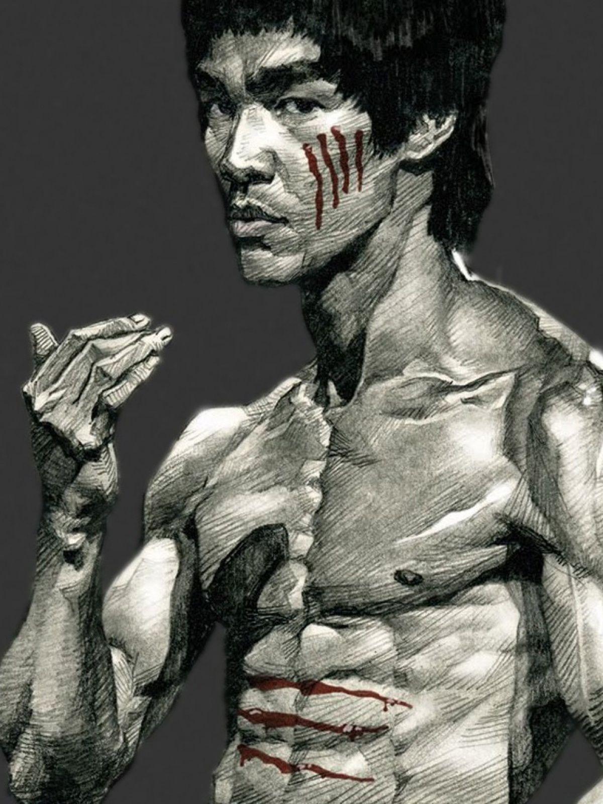 1200x1600 Bruce Lee Men Mobile Wallpaper