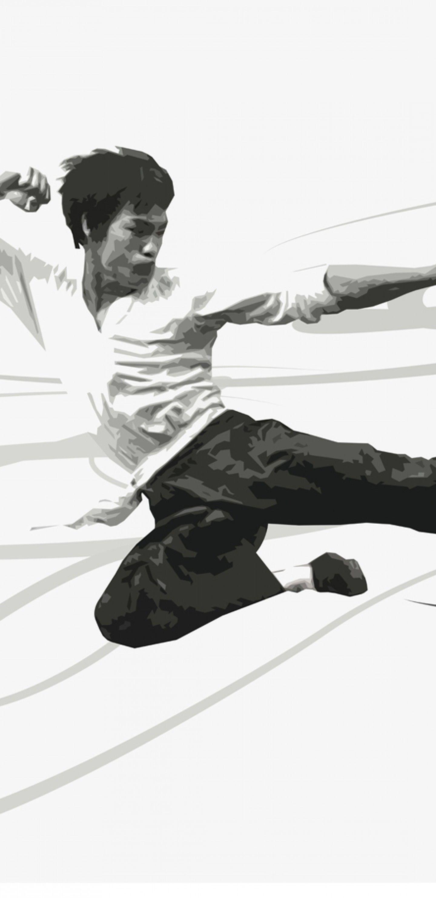 1440x2960 Download 1440x2960 Bruce Lee, Kung Fu, Artwork, Actor Wallpaper for Samsung Galaxy S Note S S8+, Google Pixel 3 XL