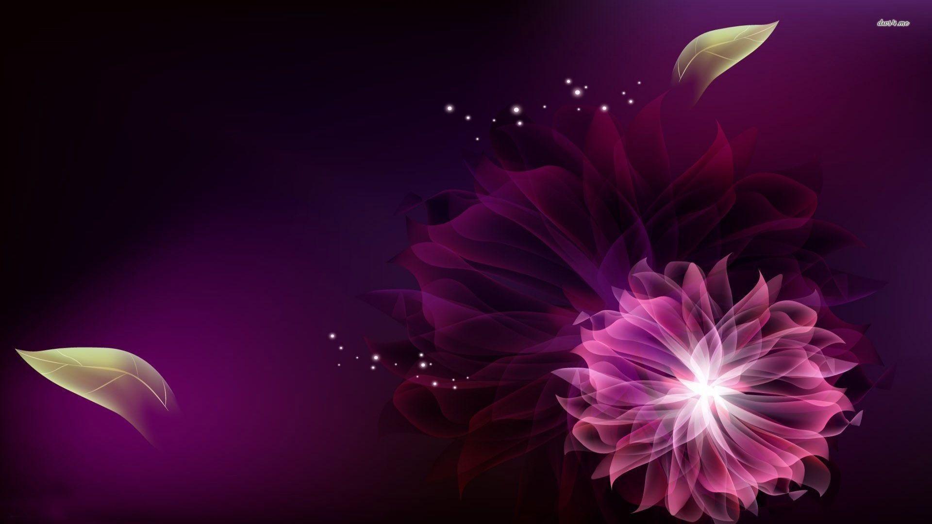 1920x1080 Purple Flowers Background Purple Floral Background Wallpaper & Background Download