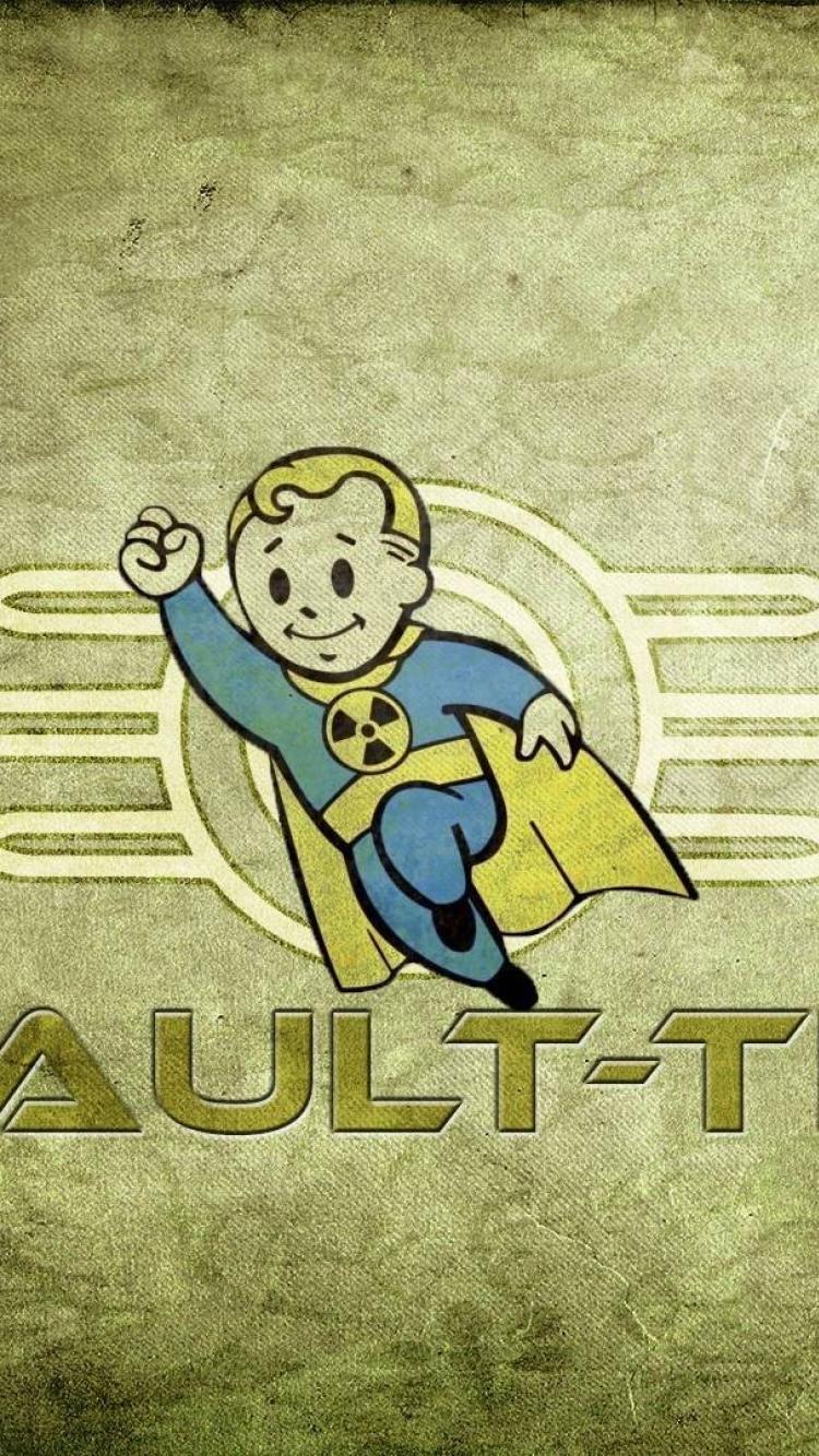 750x1334 Video games vault boy fallout 3 wallpaper