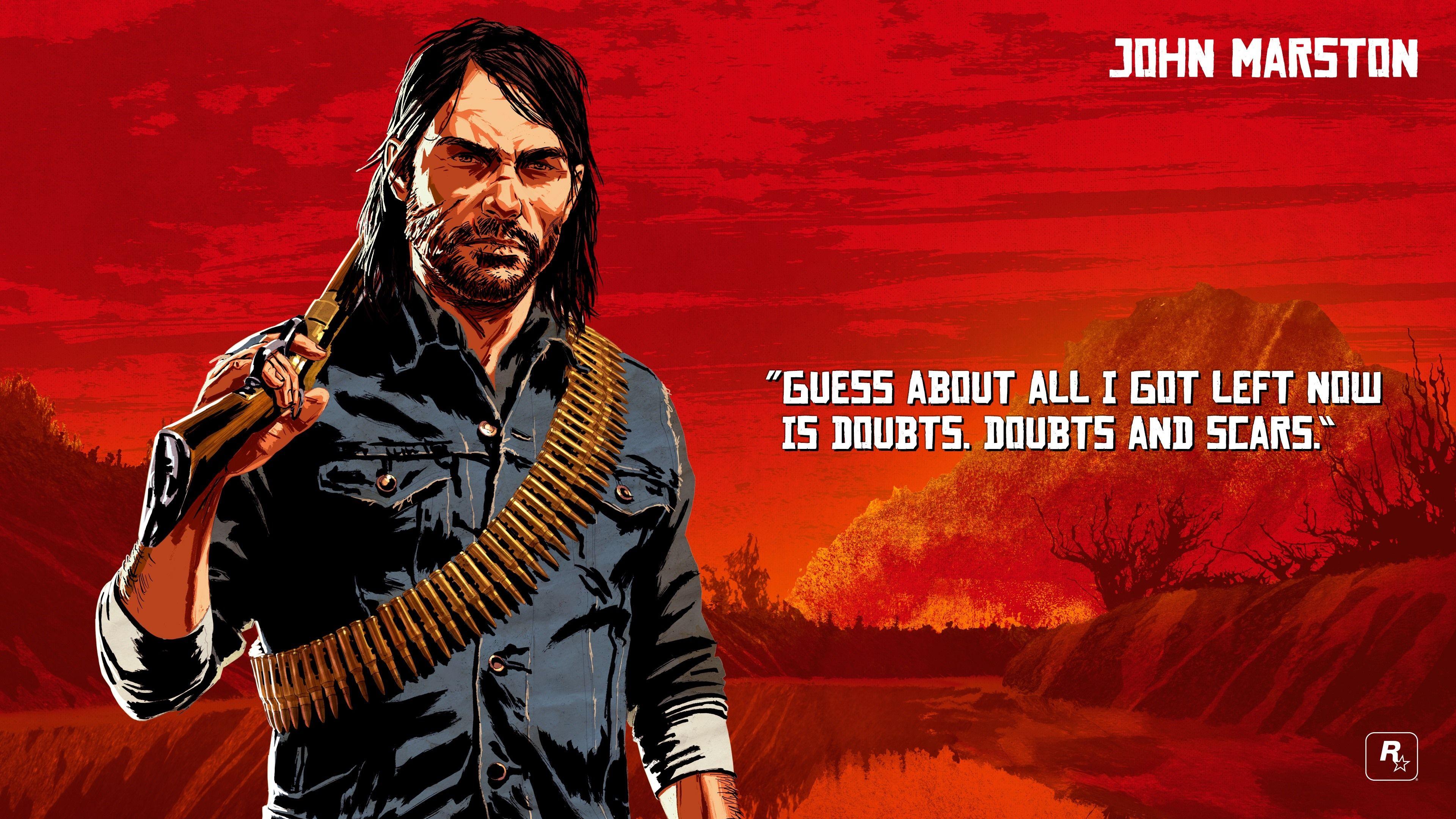 3840x2160 Wallpaper Red Dead Redemption video game 3840x2160 UHD 4K Picture, Image