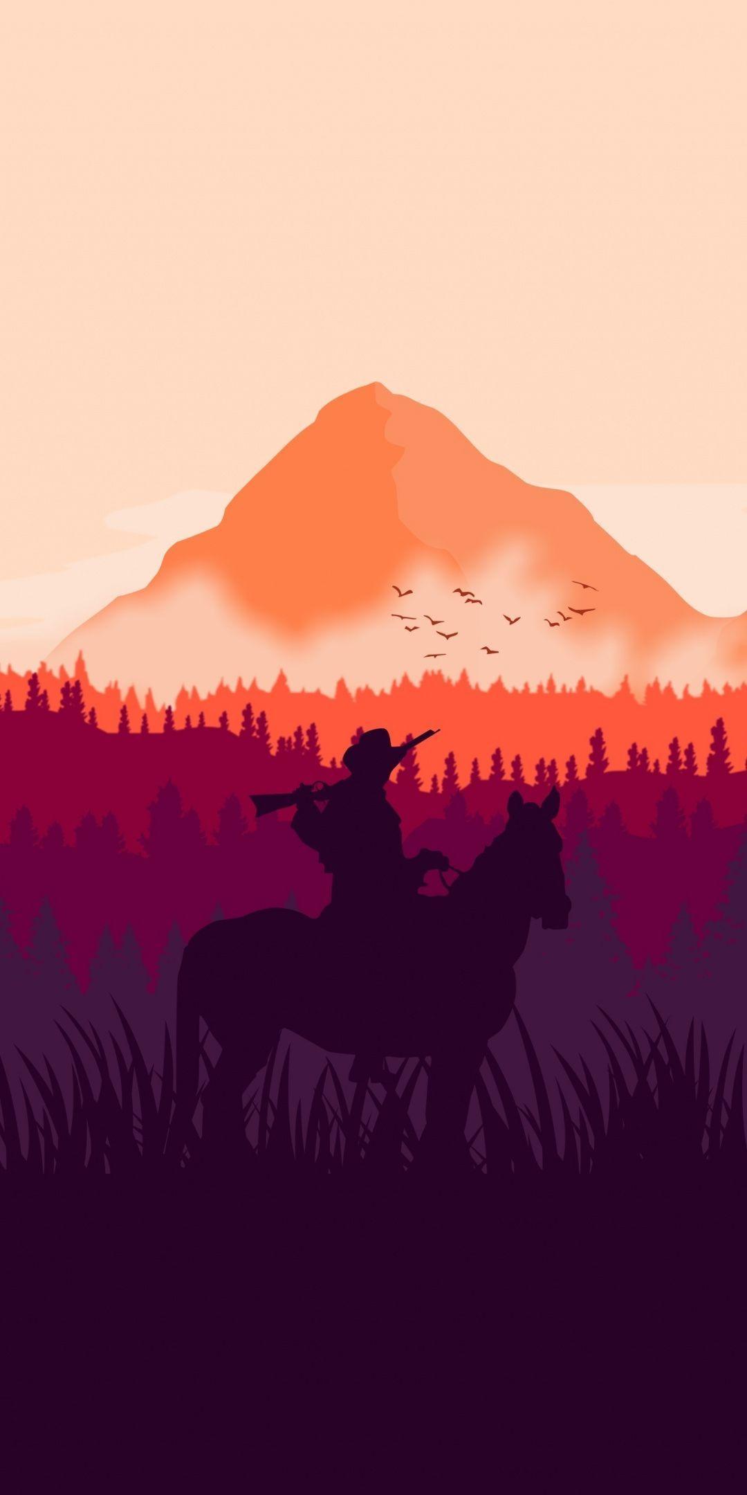 1080x2160 Red Dead Redemption II, iPhone, Desktop HD Background / Wallpaper (1080p, 4k) (1080x2160) (2020)