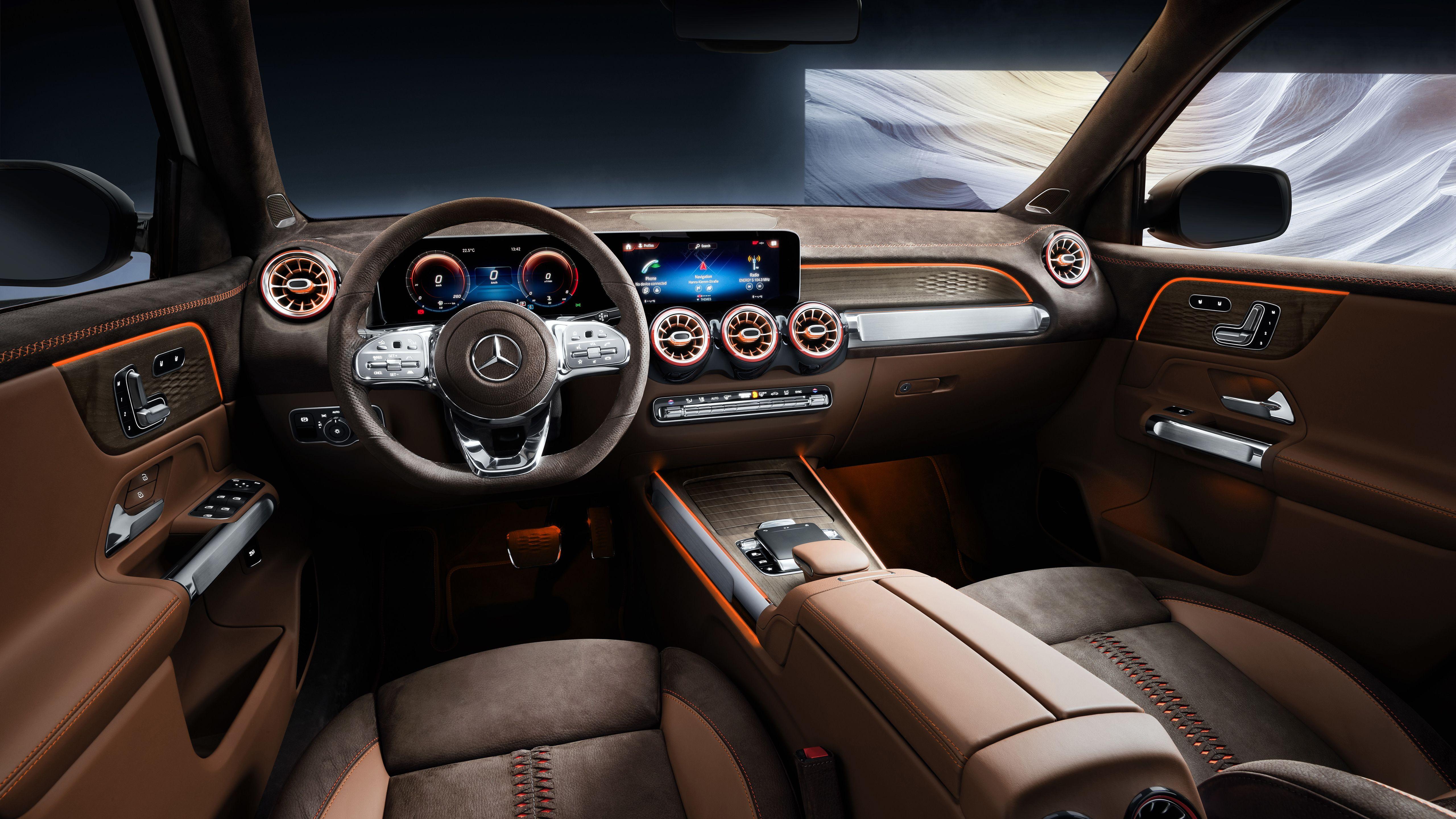 5120x2880 Mercedes Benz Concept GLB 2019 5K Interior Wallpaper. HD Car Wallpaper