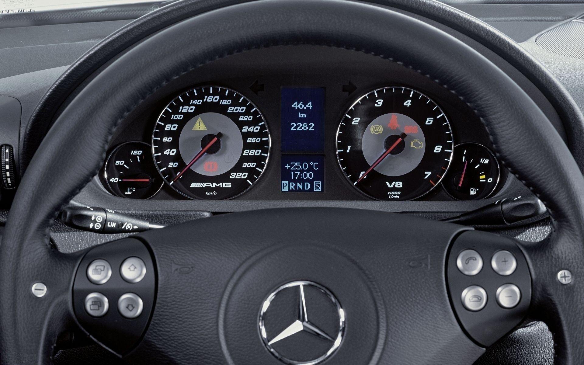 1920x1200 Mercedes Benz C 55 AMG Interior Wallpaper