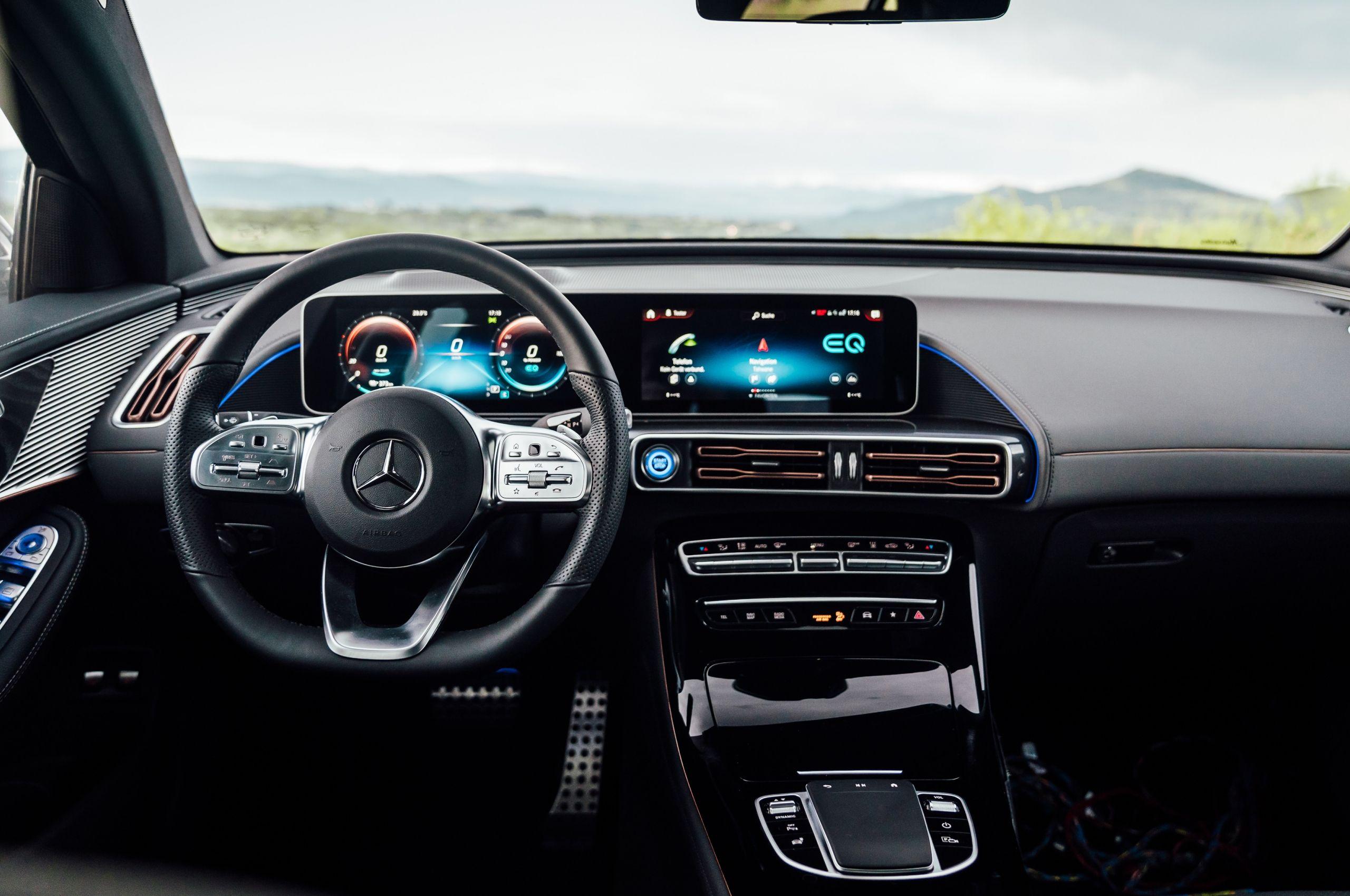 2560x1700 Free download Mercedes Benz EQC 400 4MATIC AMG Line 2019 4K Interior Wallpaper [4000x2250] for your Desktop, Mobile & Tablet. Explore Mercedes EQC Wallpaper. Mercedes EQC Wallpaper, Mercedes Wallpaper, Mercedes Background