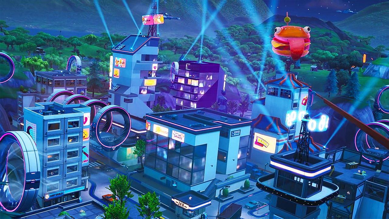 1280x720 Fortnite Season 9's New Map Areas: Mega Mall And Neo Tilted Towers