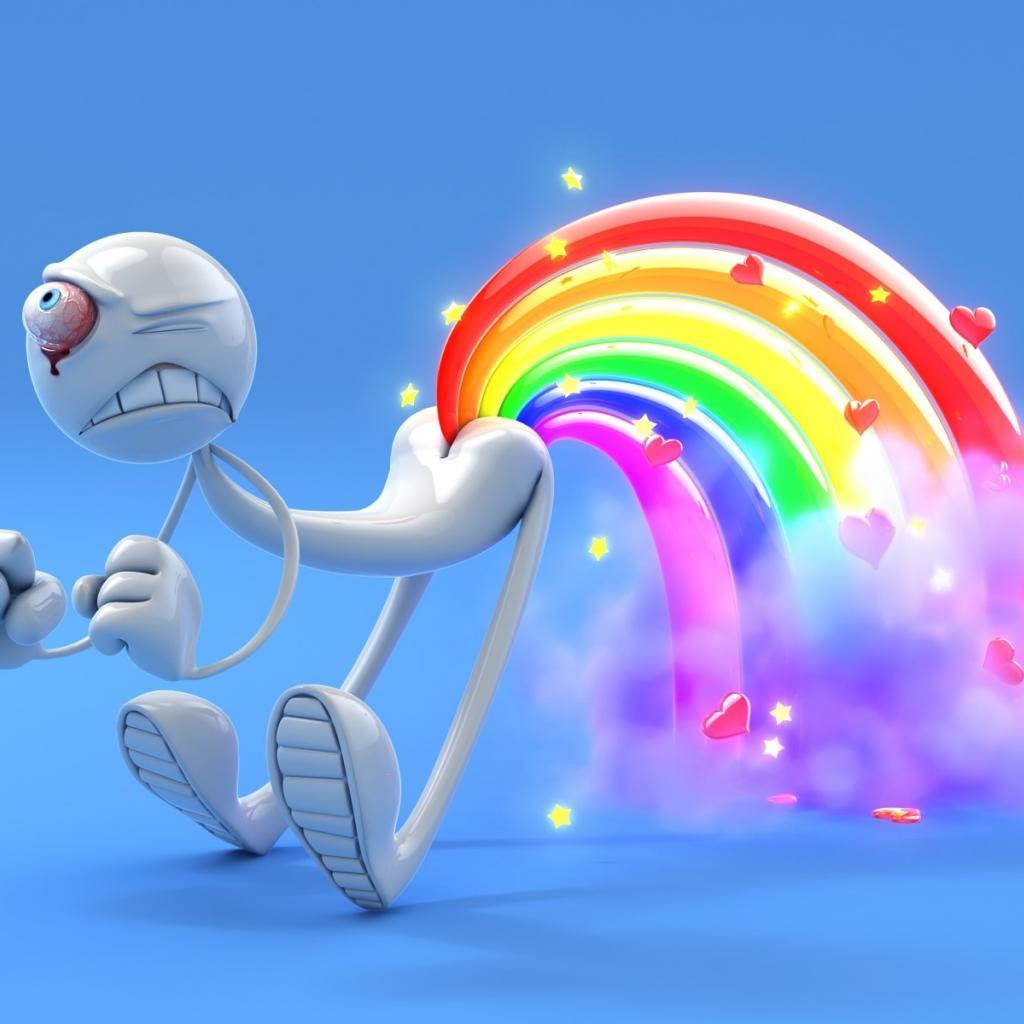 1024x1024 Rainbow Fart Wallpaper P30_1024x1024's Random Stuff