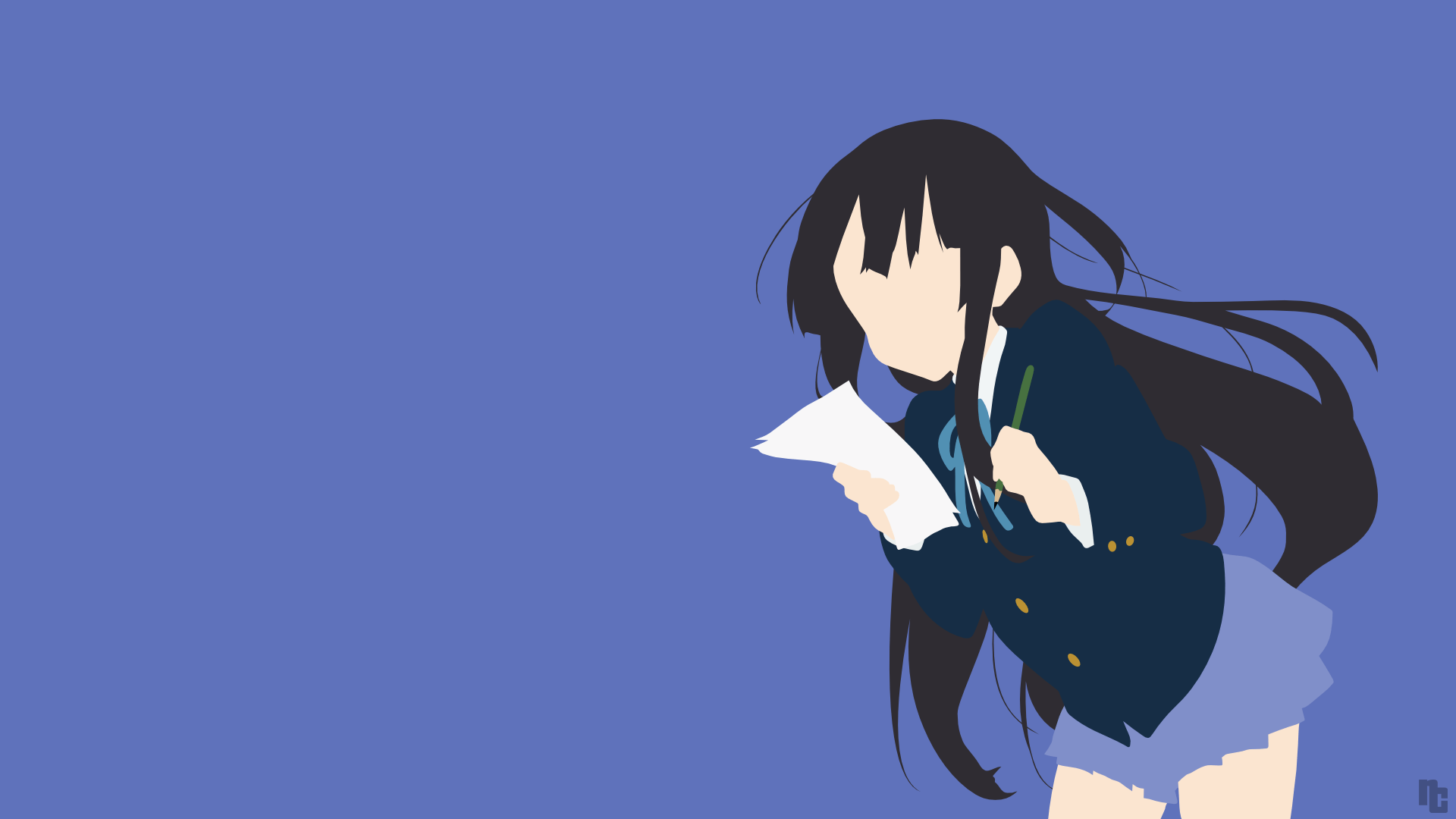 1920x1080 Mio Akiyama Wallpaper:1920x1080