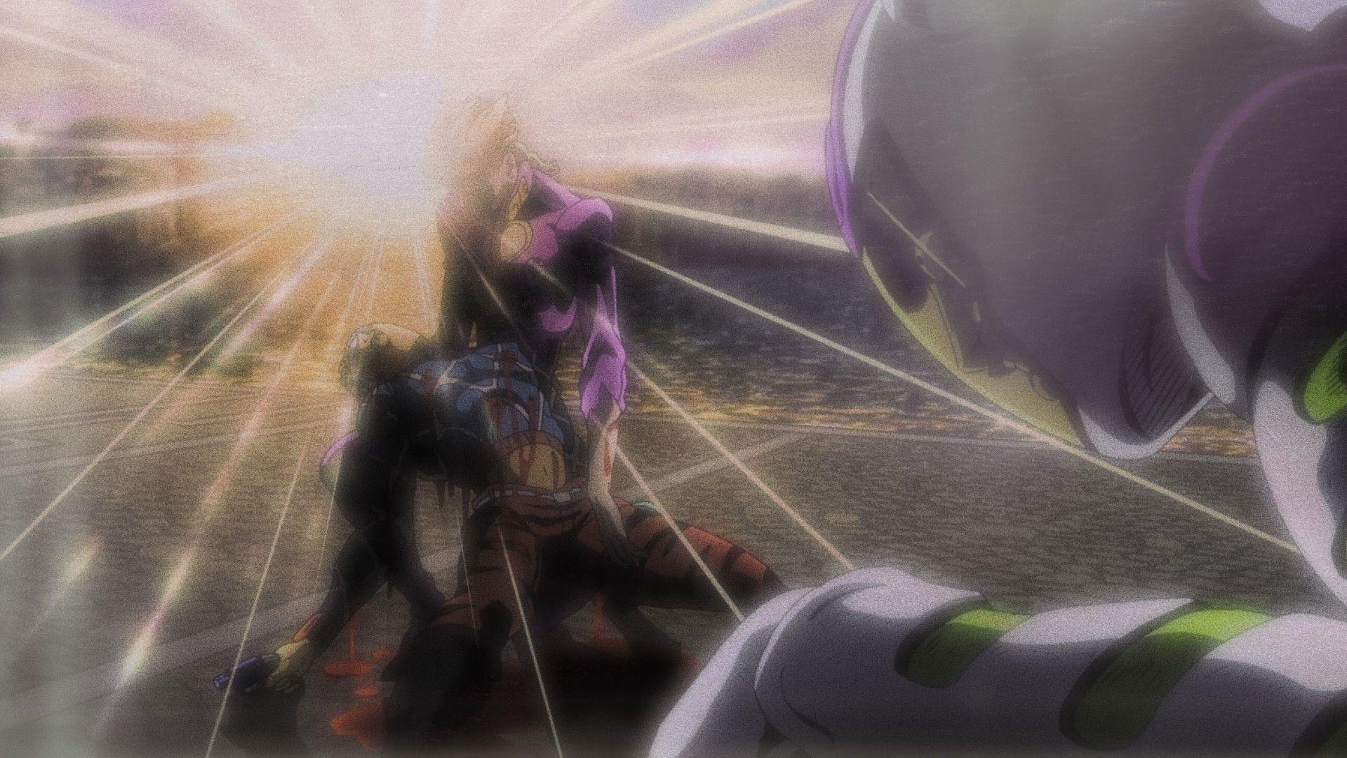 1920x1080 Jojo Ghiaccio Giorno Giovanna Guido Mista With Background Of Sunrise HD Anime Wallpaper