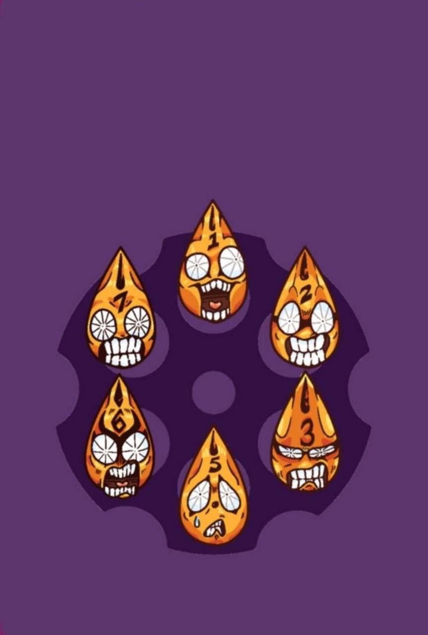 864x1280 Six Pistols wallpaper