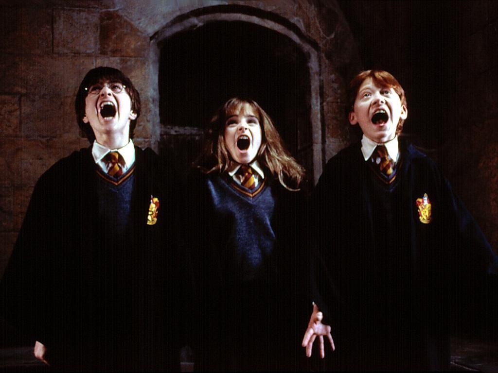 1024x768 Harry Potter Trio HD Wallpaper