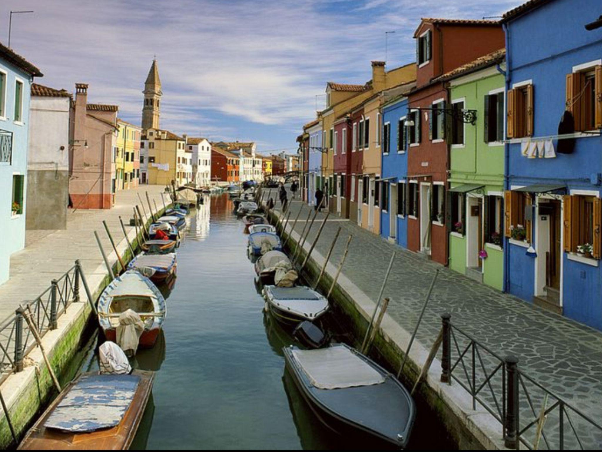 2048x1536 Burano Italy, known as the Island of Lace. Italy travel, Venice wallpaper, Venice italy