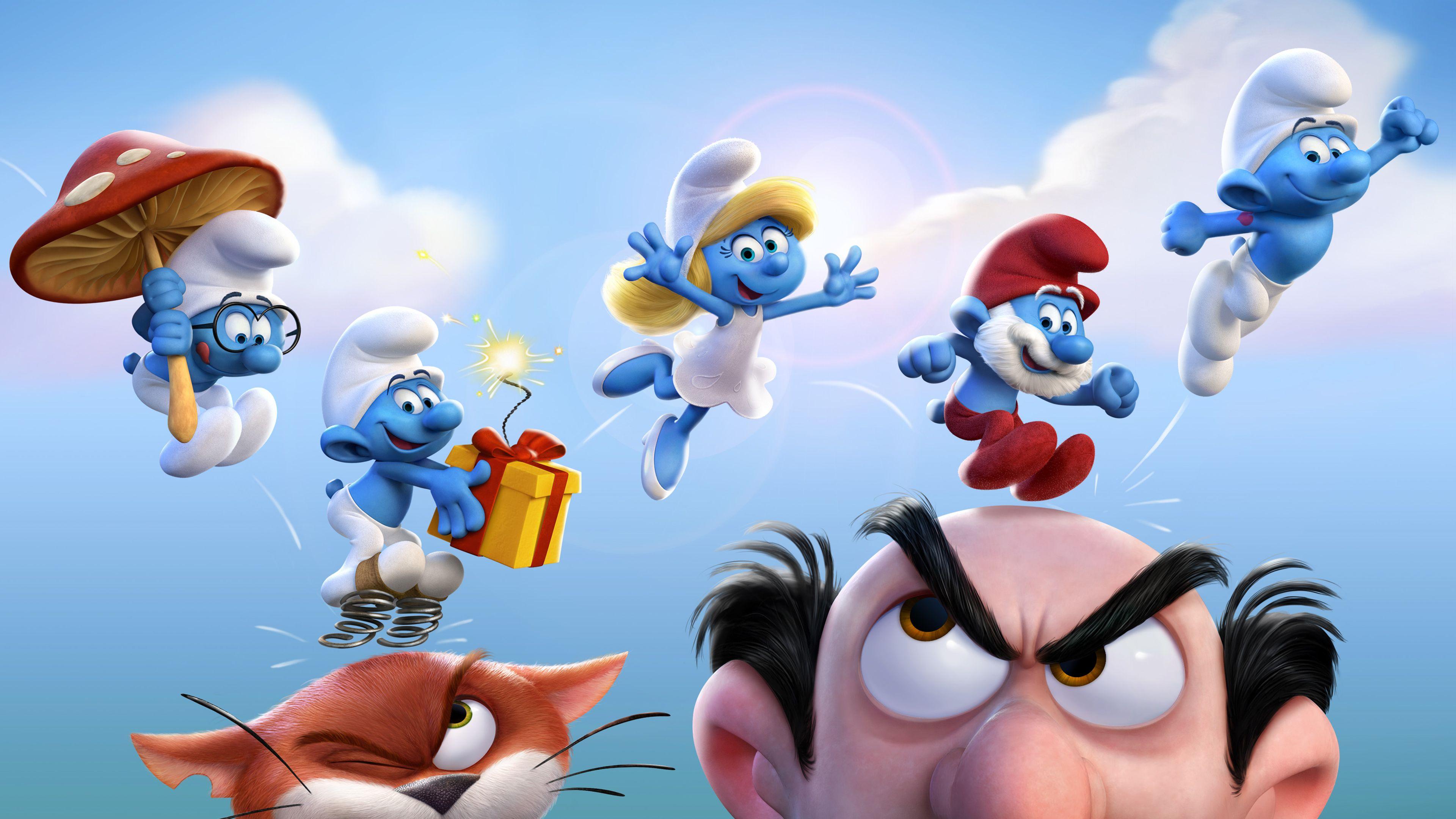 3840x2160 The Smurfs 3 Cartoon Photo Wallpaper HD 3840x2160 :