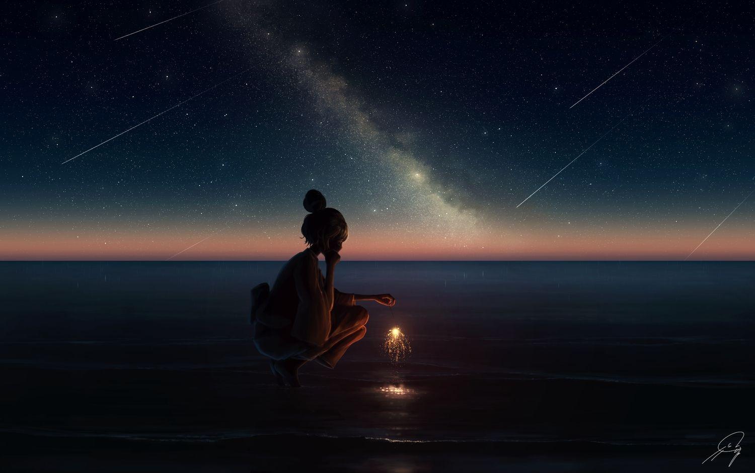 1500x941 This is my Wallpaper. Fireworks on the night (original) [2360x1480]