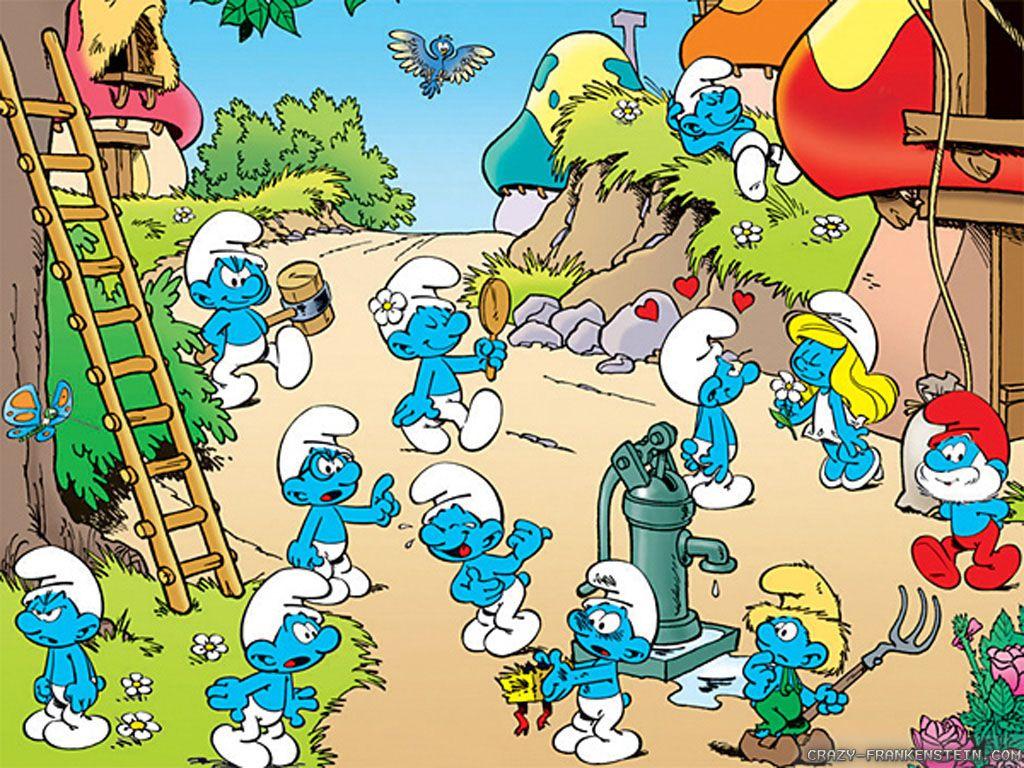 1024x768 The Smurfs wallpaper 4