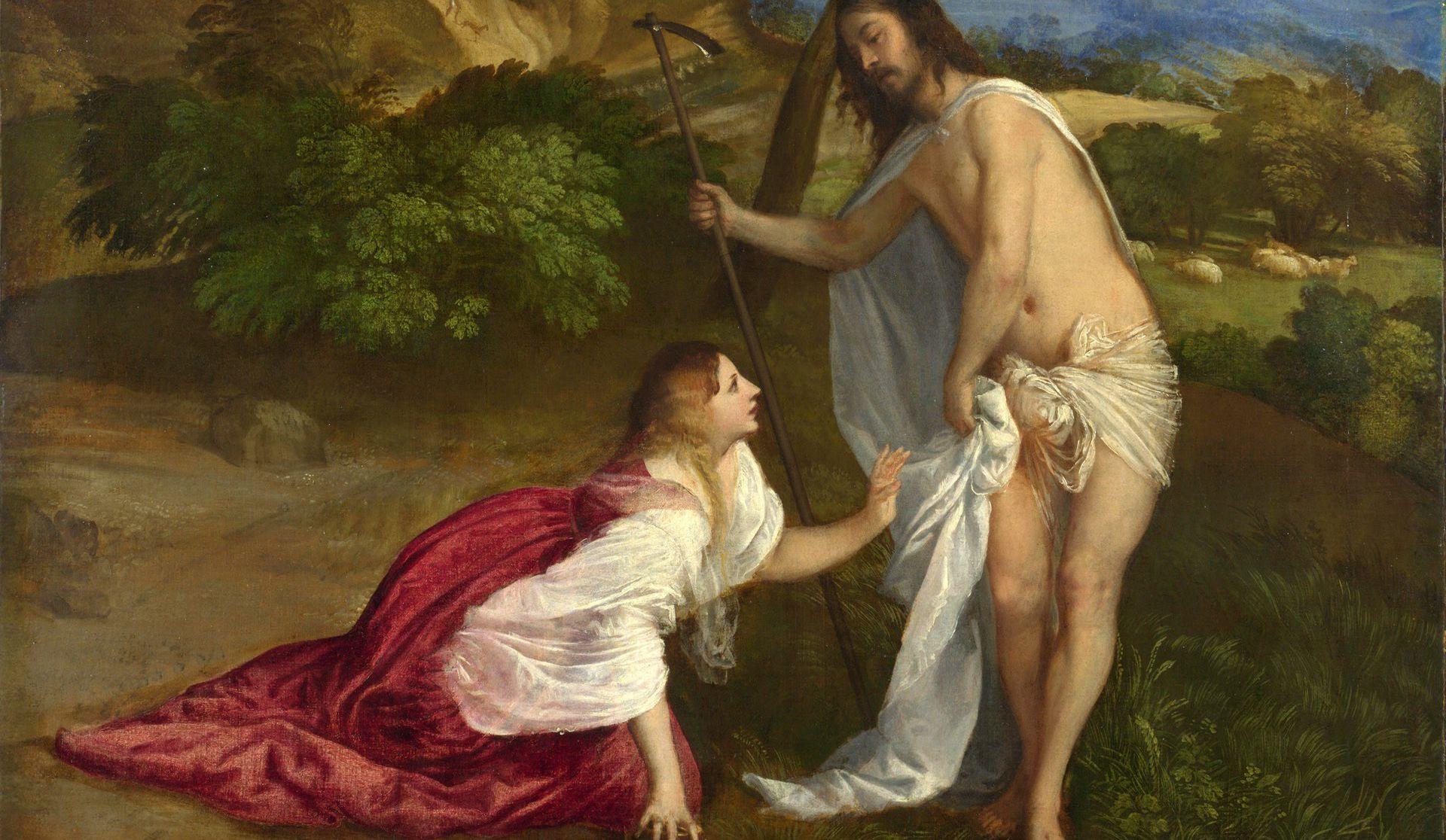 1920x1116 Paintings Titian Noli Me Tangere Wallpaper HD / Desktop and Mobile Background