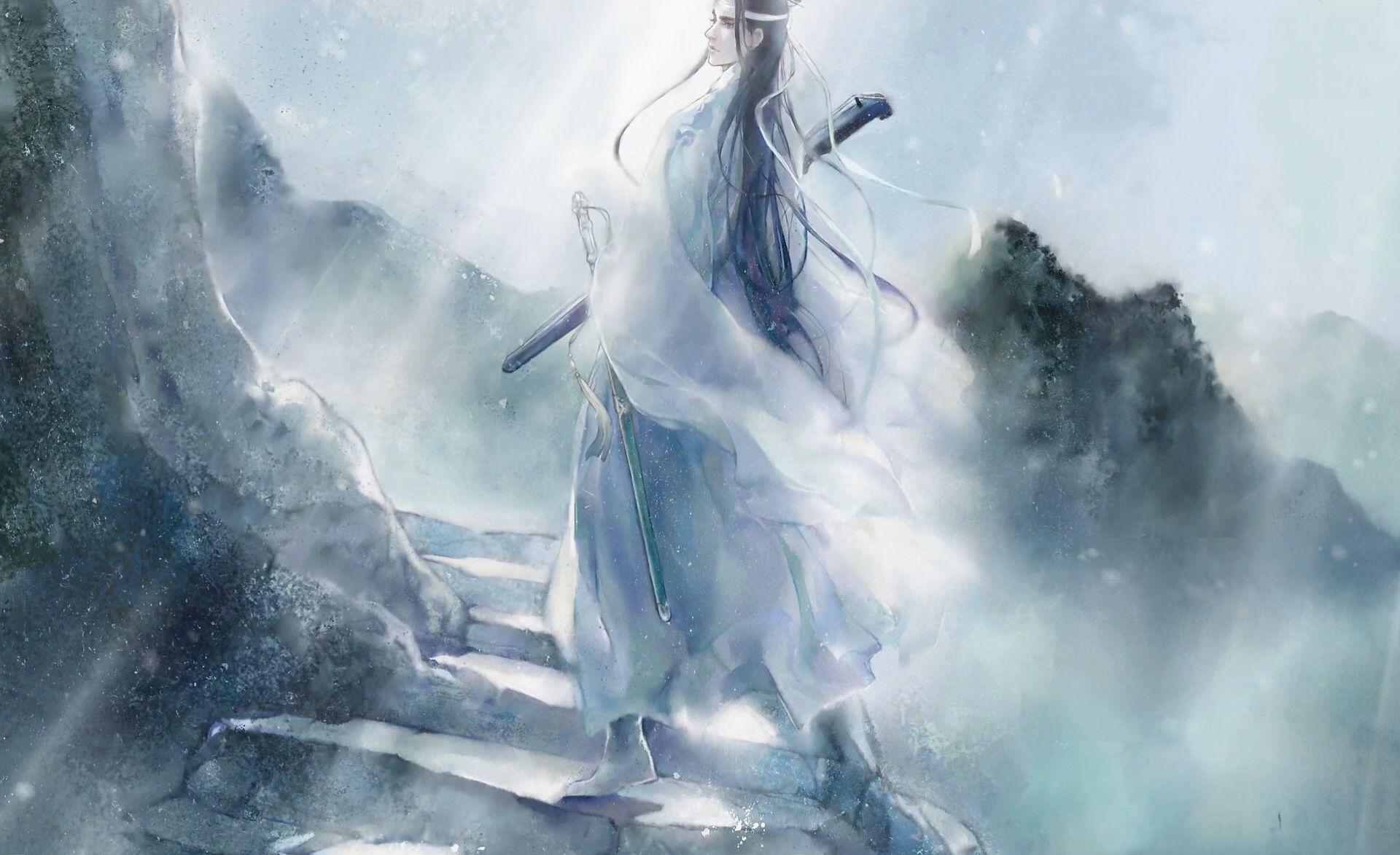 1920x1173 Lan WangJi Dao Zu Shi Anime Image Board