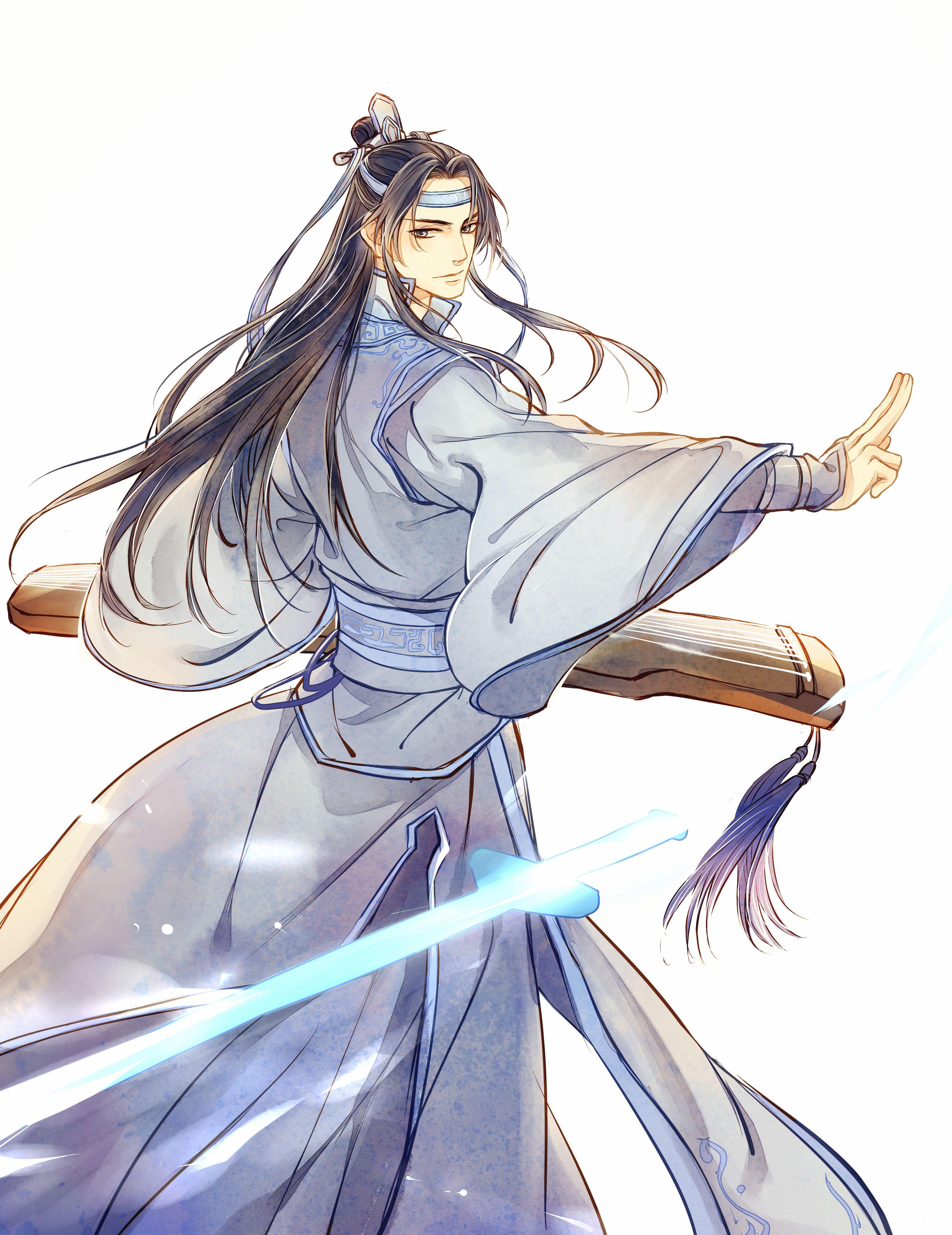 3188x4133 Lan WangJi Dao Zu Shi Anime Image Board