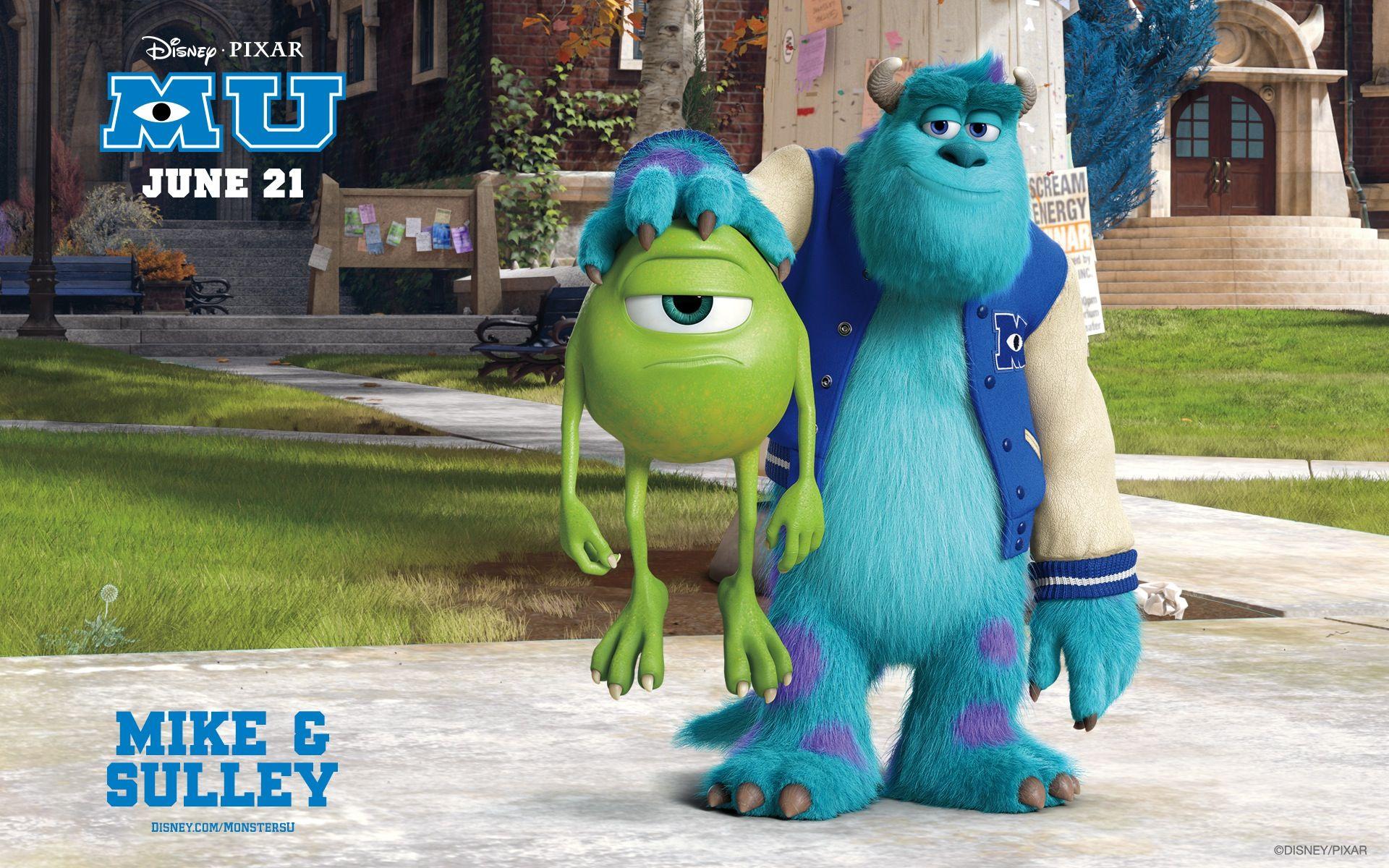 1920x1200 Mike & Sulley In Monsters University .mysterywallpaper.