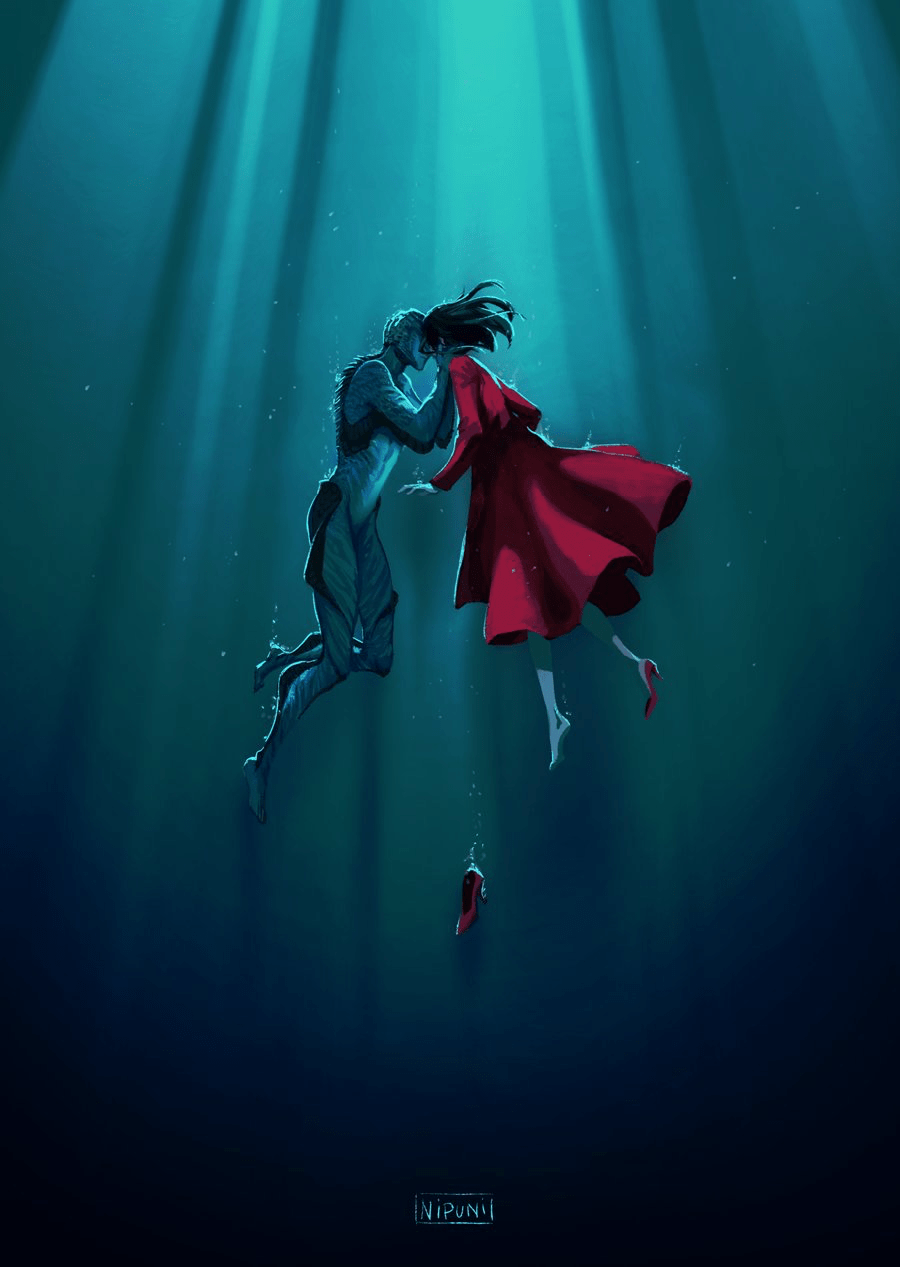 900x1267 scubadiverart. The shape of water, Water movie, Water drawing