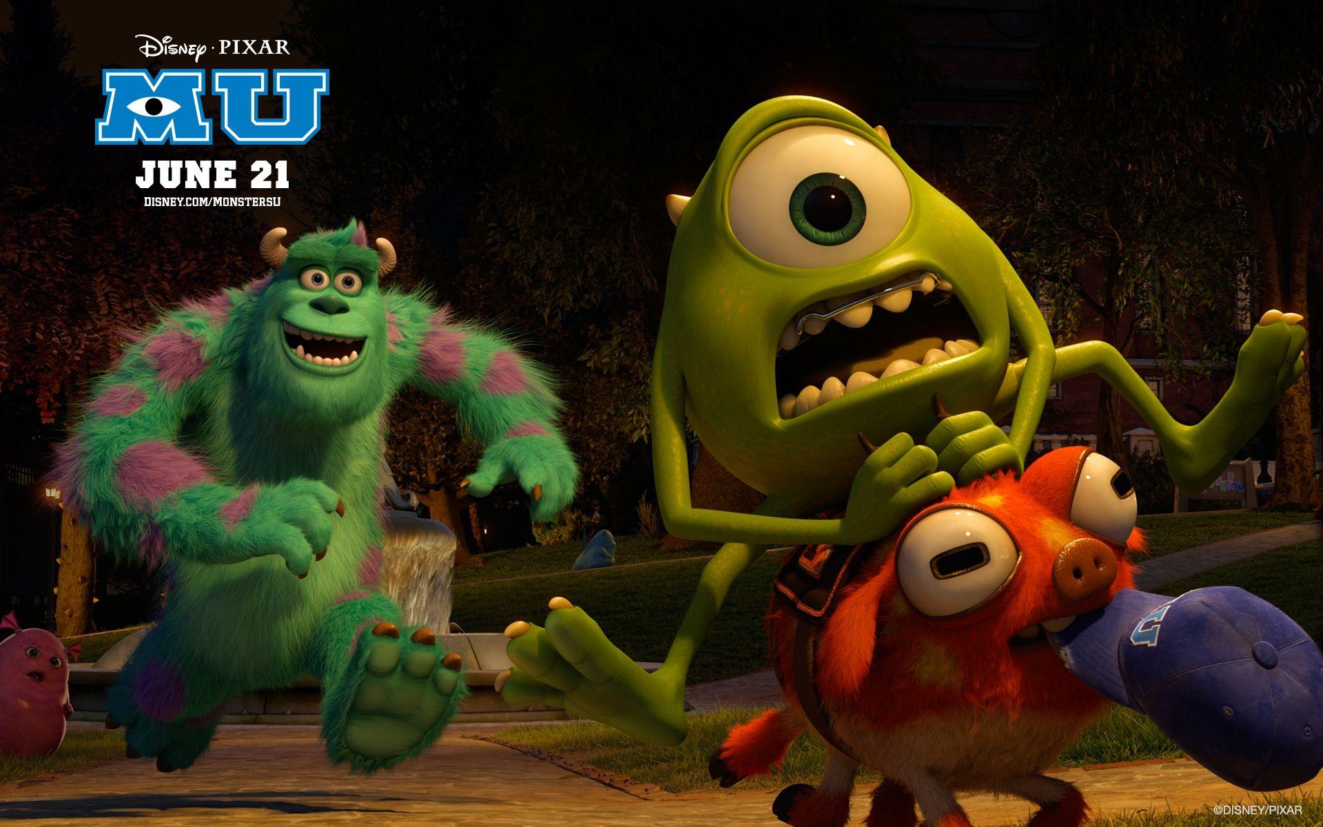 1920x1200 Sulley & Mike In Monsters University