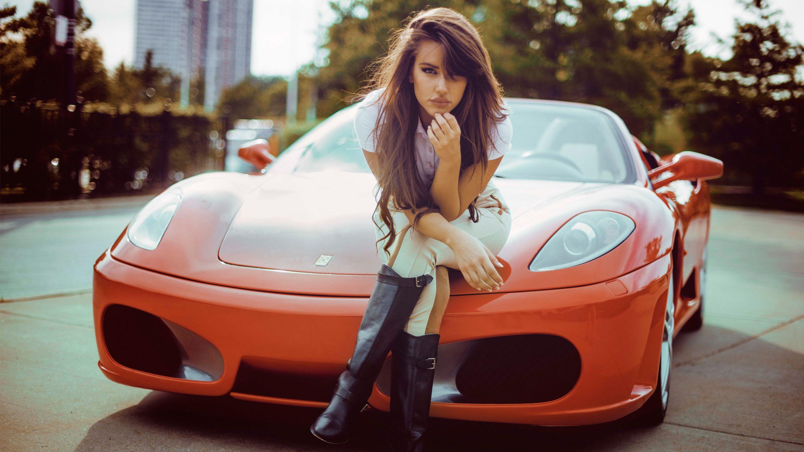 2560x1440 Hd Wallpaper In Expensive Car