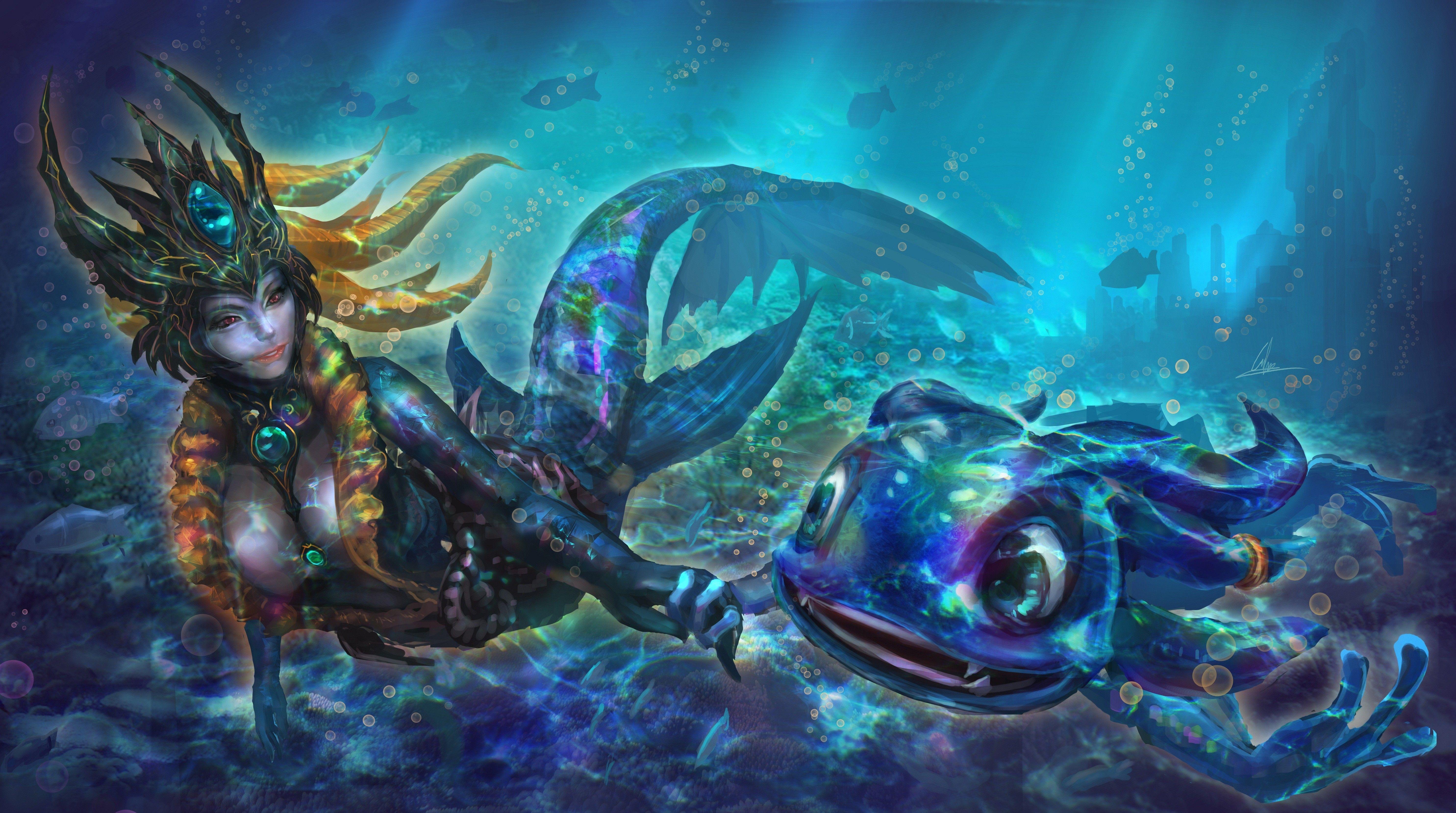 5940x3320 5940x3320 Nami (League of Legends) computer background. Mocah.org HD Desktop Wallpaper