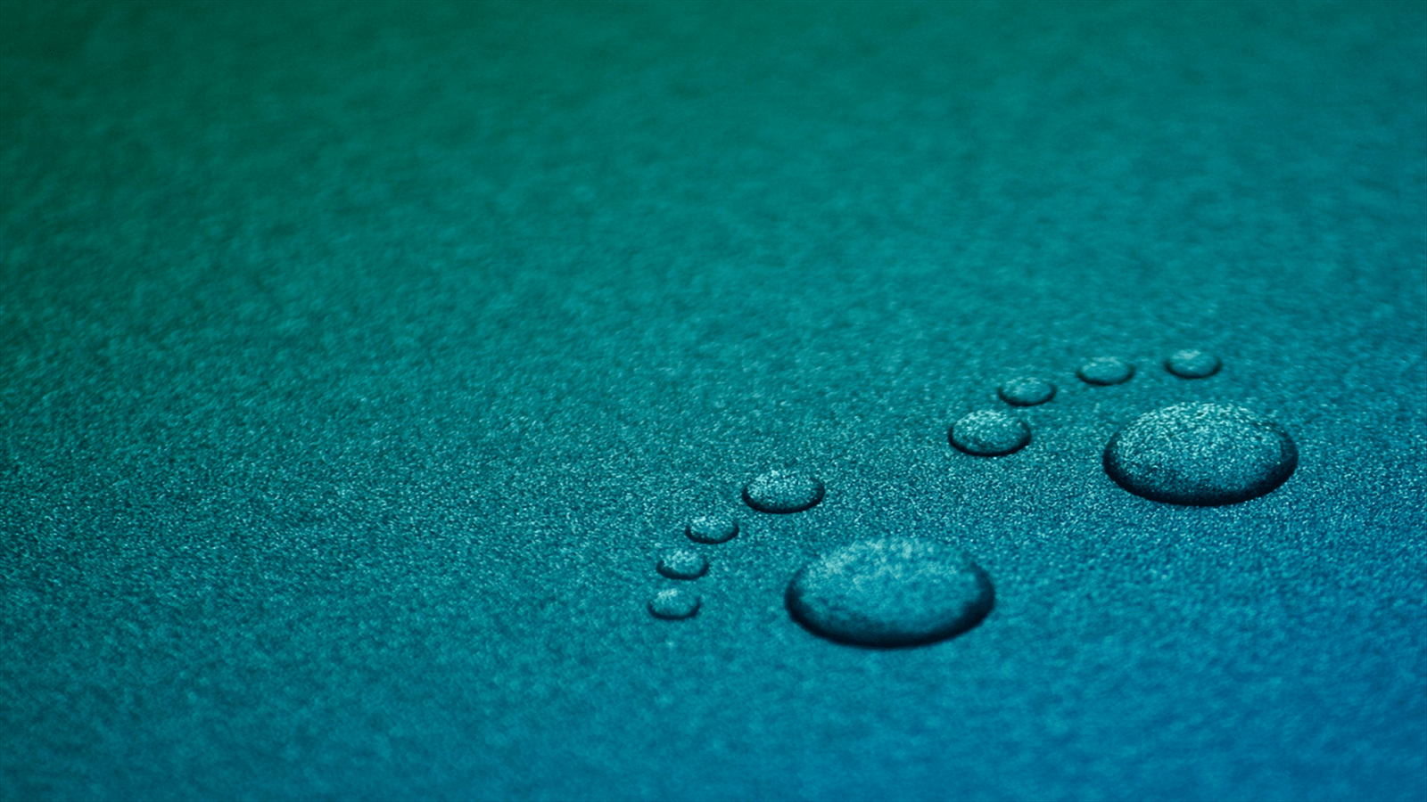 1600x900 water, photography, water drops, green, blue, texture, circle, leaf, drop, shape, computer wallpaper, close up, macro photography, liquid bubble. Mocah.org HD Desktop Wallpaper